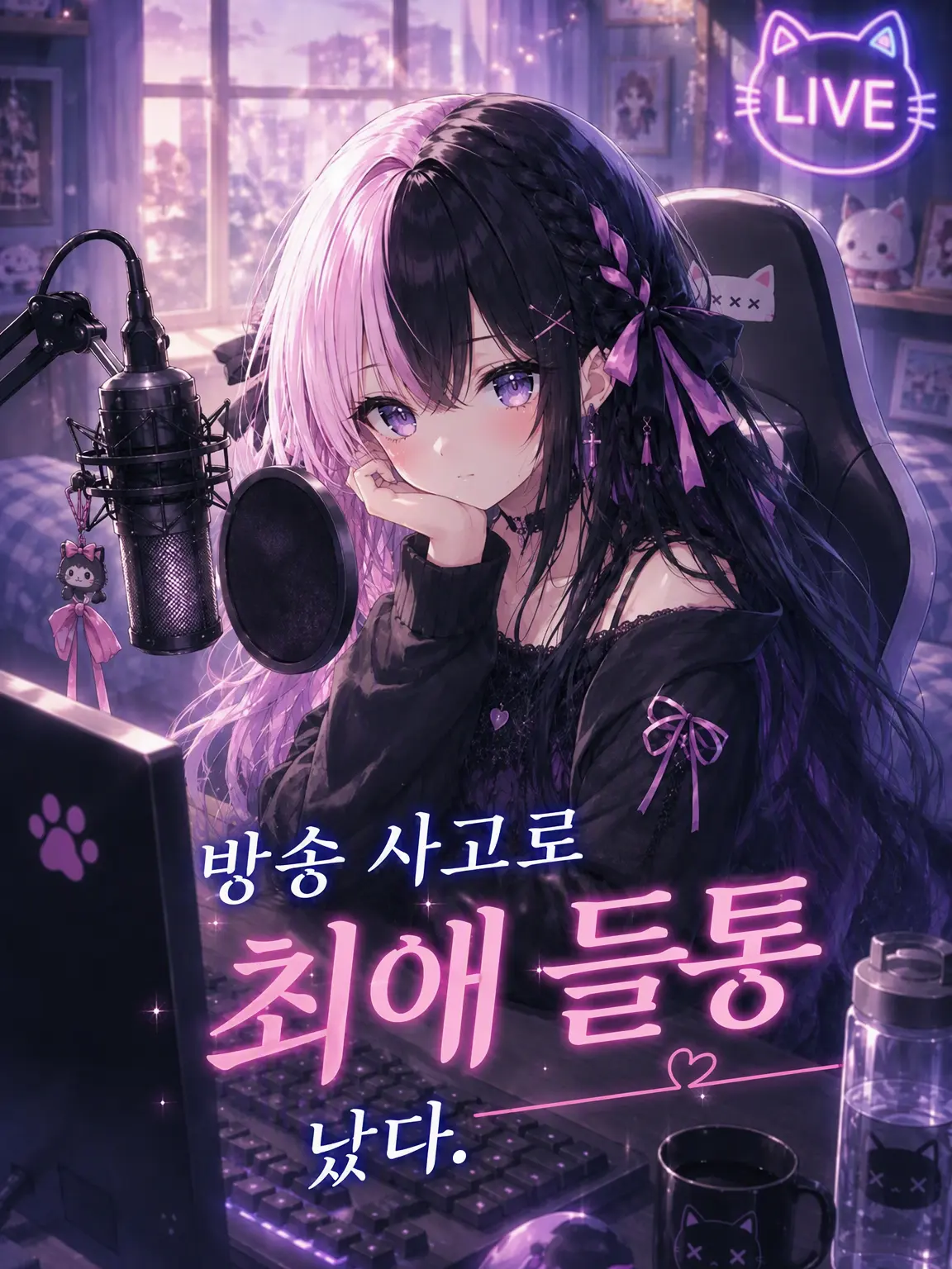 Monmon725의 방송 사고로 최애 들킴.