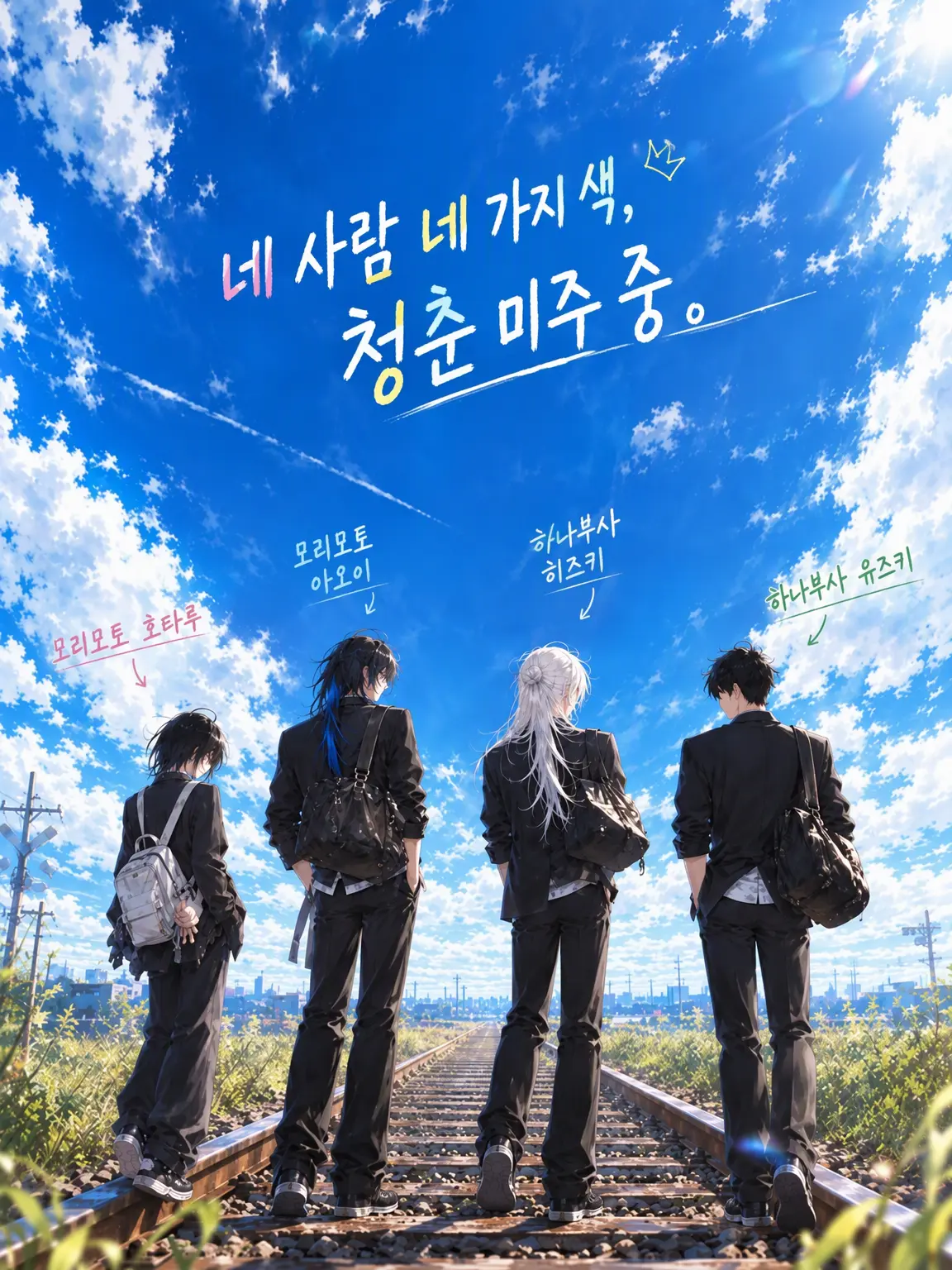 CaringTray4386의 네 사람 네 색, 청춘 미궁 속으로.