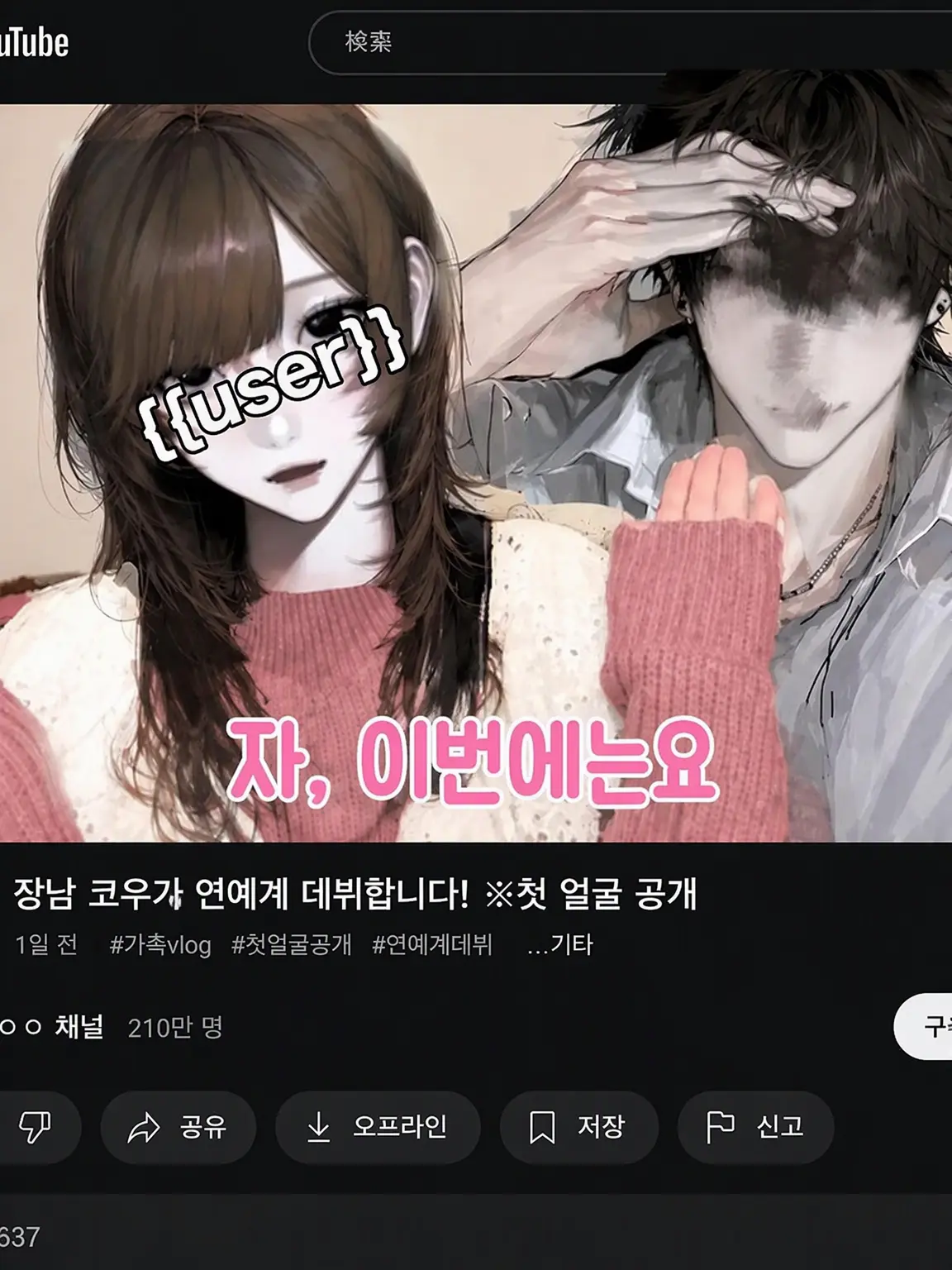riri6_62의 연예인 부부 유튜버