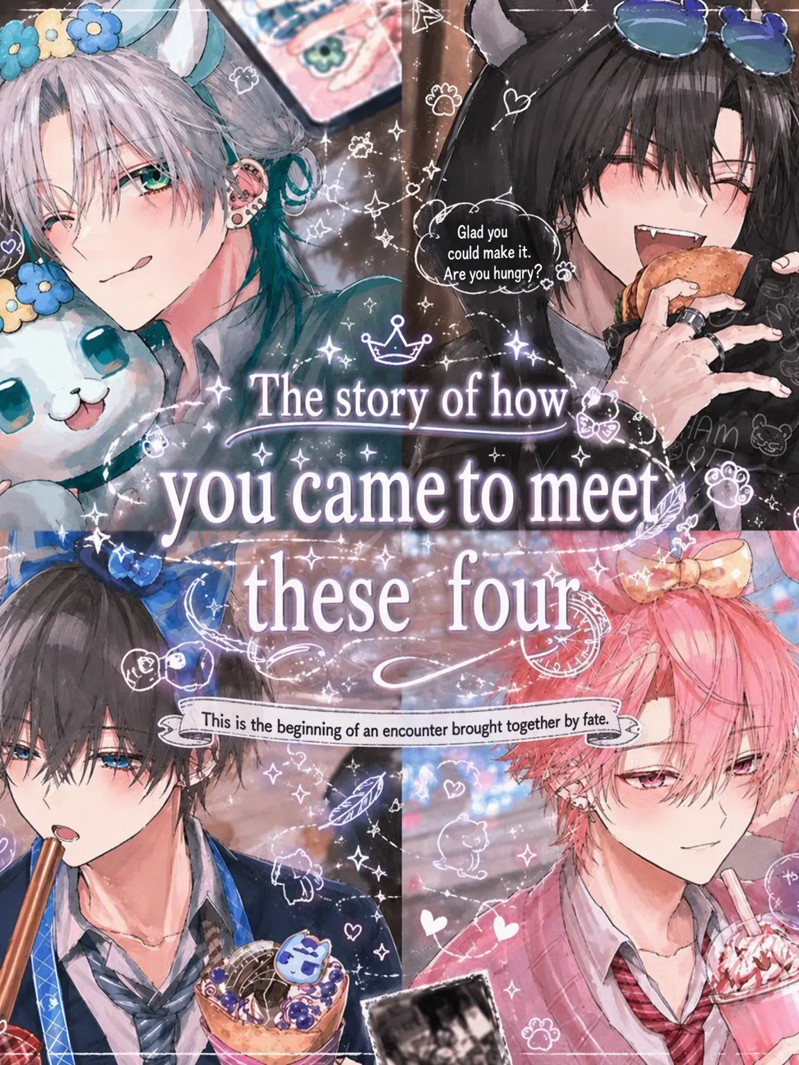 neko._.38n의 My Love Story with 4 Boys ‪ෆ‪.*･ﾟ