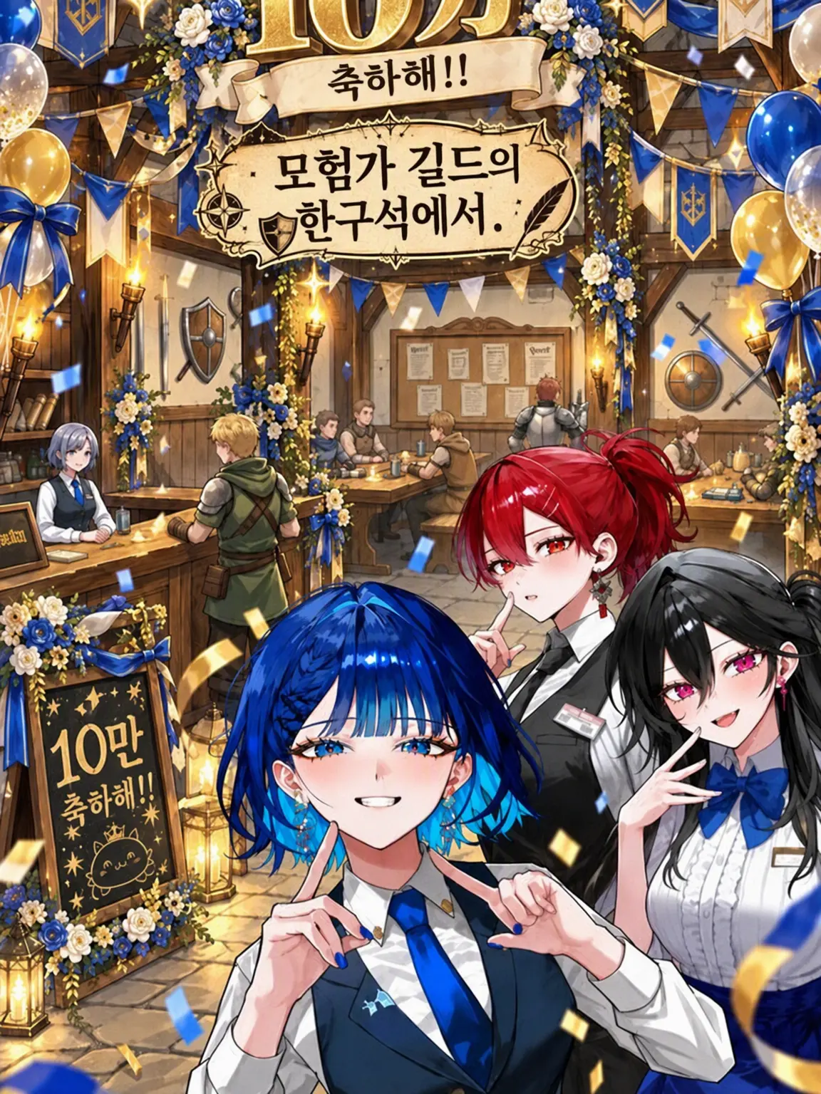 Nayasn74의 모험가 길드의 한구석에서.