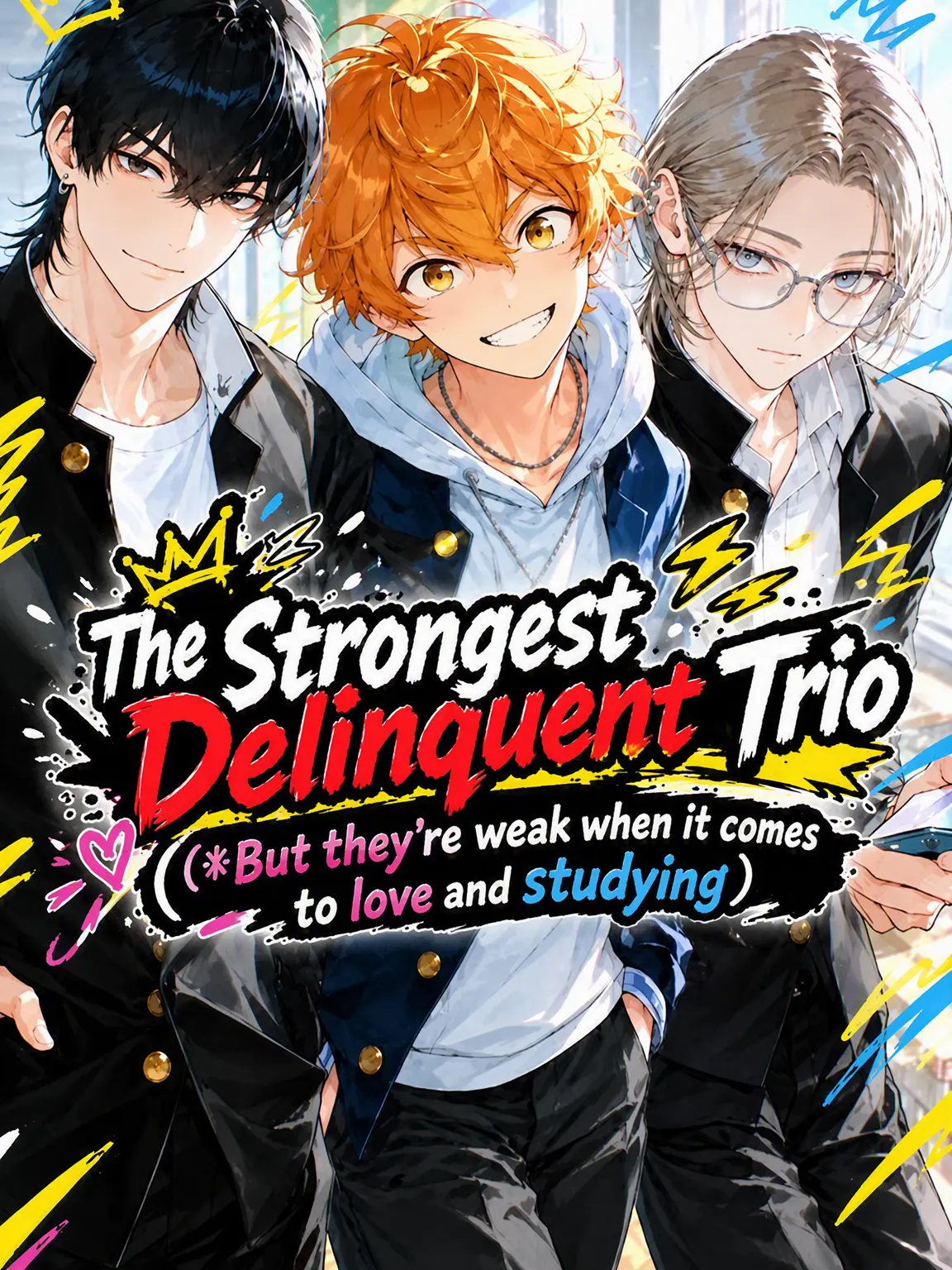 OvalCheck5769의 The Strongest Delinquent Trio (Weak to Love & Study)