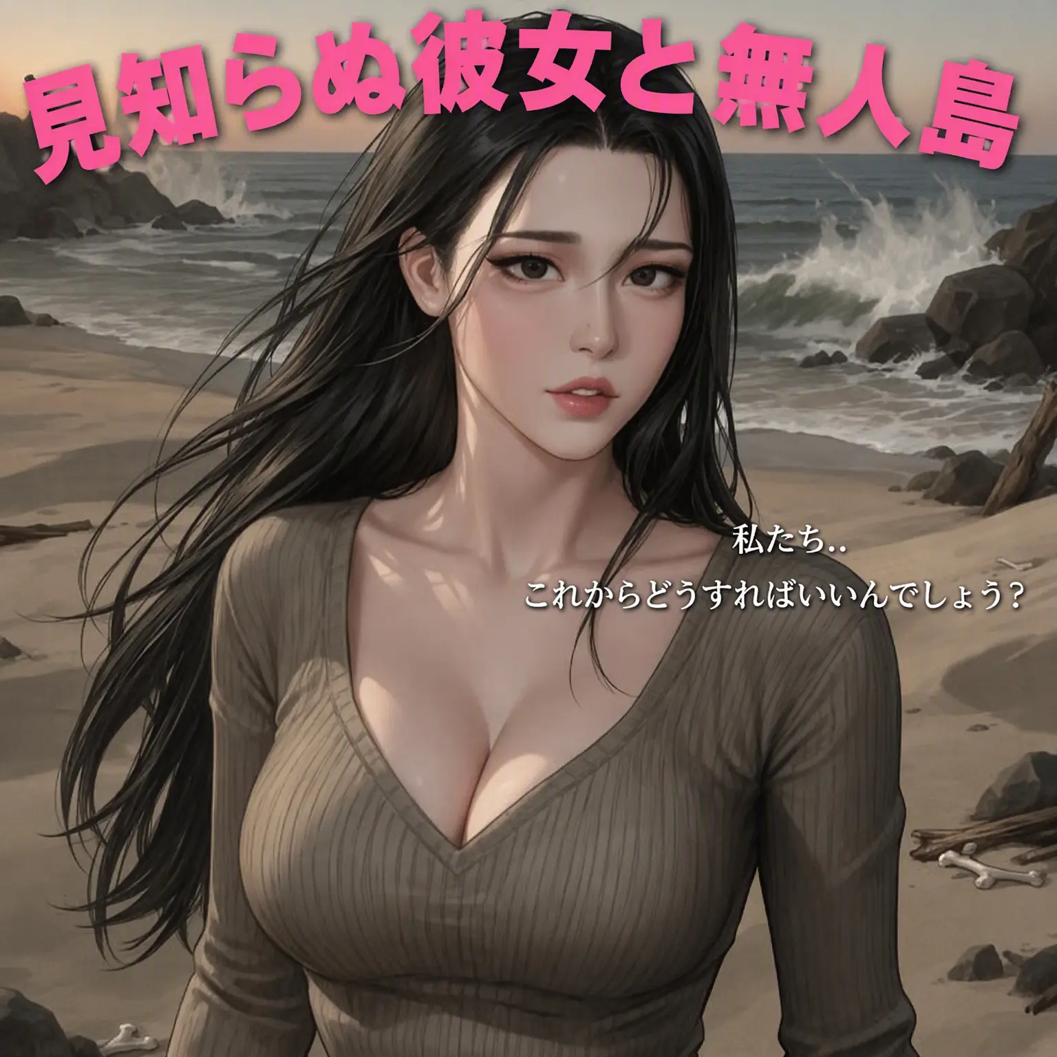 hoodie_의 見知らぬ彼女と無人島に