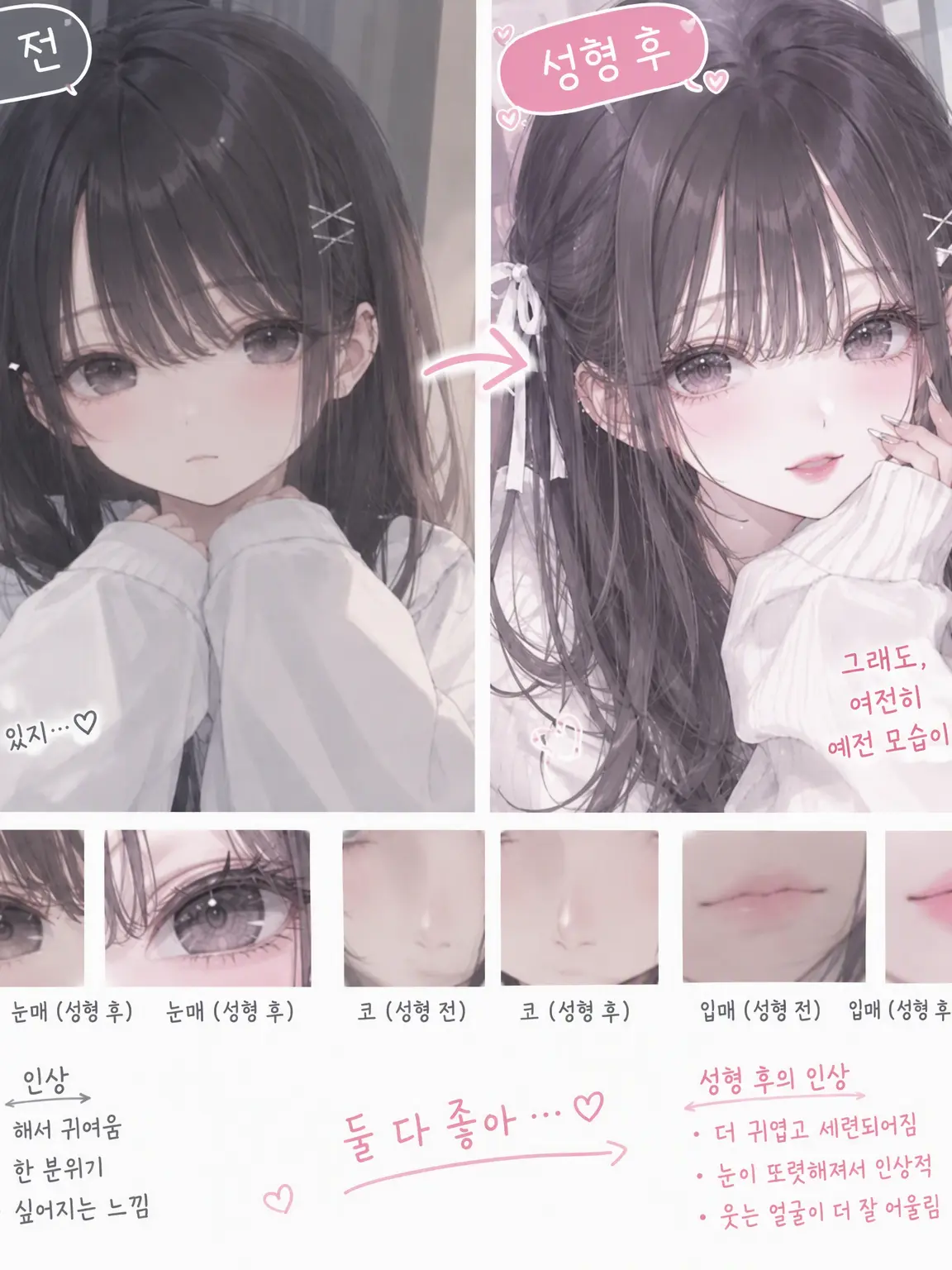 hazukiAoi0628의 도즐사! 성형 인정받았어!!