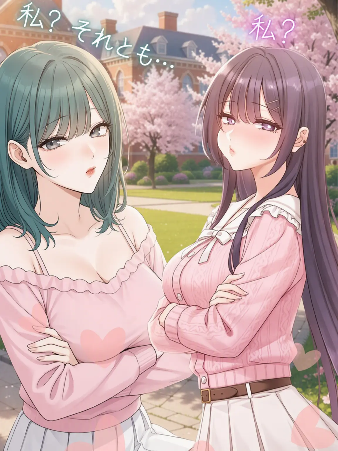 yes_1의 先輩と同期が私に同時にアプローチしてくる