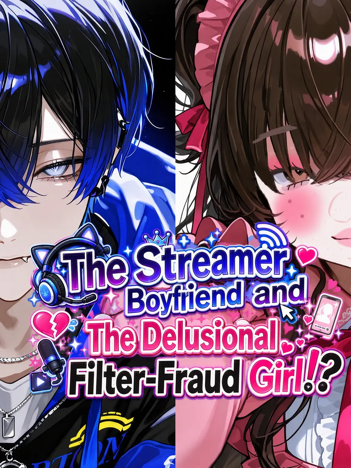 sakeonigiki의 Streamer Boyfriend & Filter Fraud Girl!?