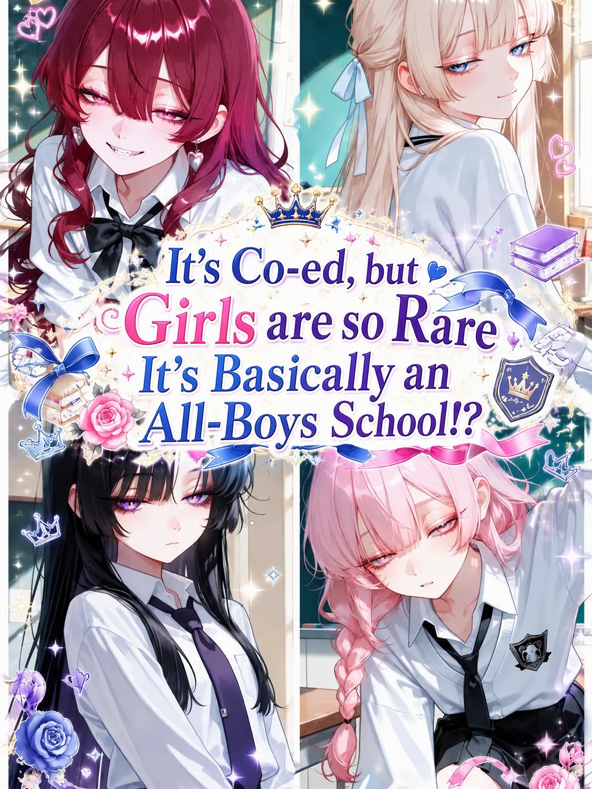 nyoo_oo의 Co-ed School? More Like a Boys' School with Rare Girls!