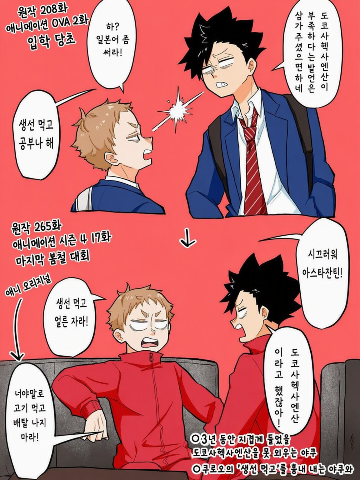 쿠로오 선배를 향한 짝사랑 대표 이미지