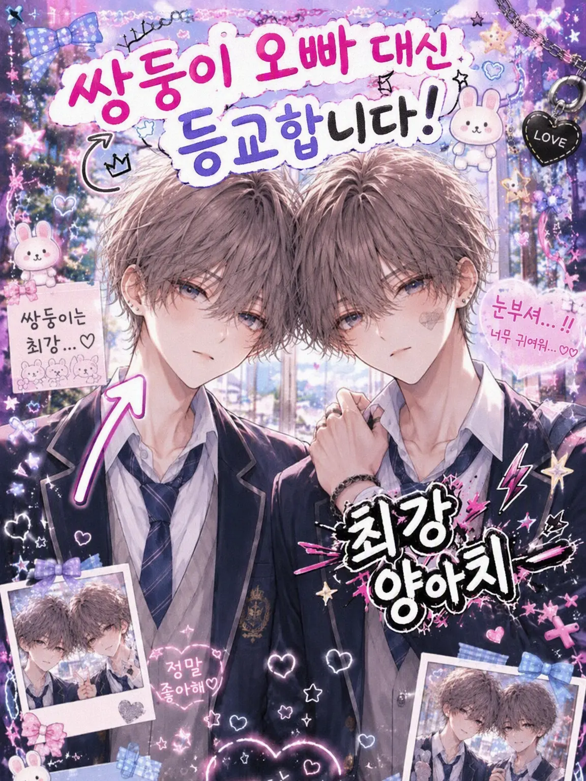 GruffTape4964의 쌍둥이 형 대신 등교하겠습니다!