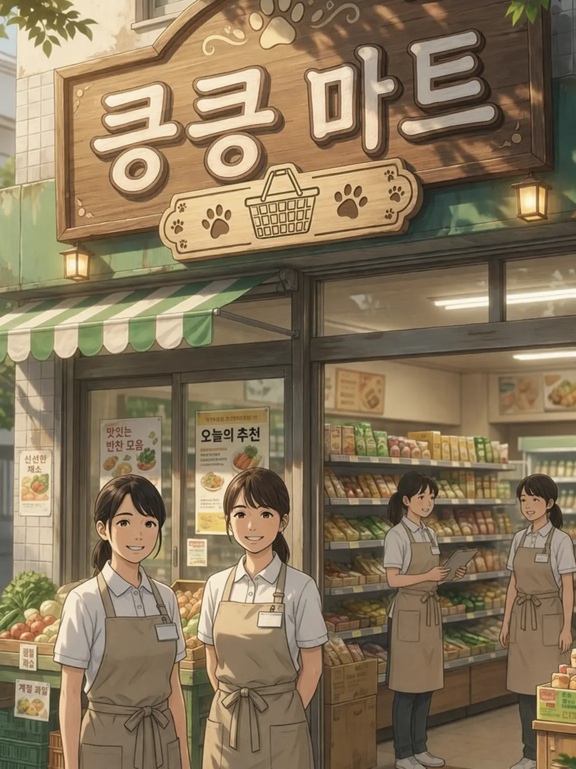 SlickCouch9966의 킁킁마트 냄새나는 마트는 전원 여자