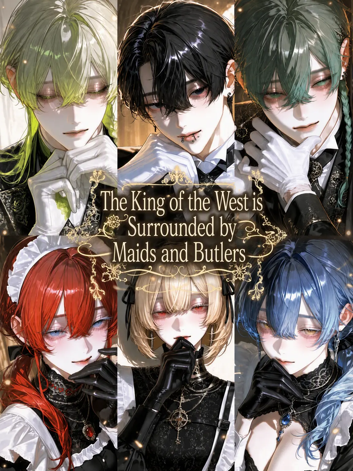 BW._.sekai의 The King of the West's Maid and Butler Harem