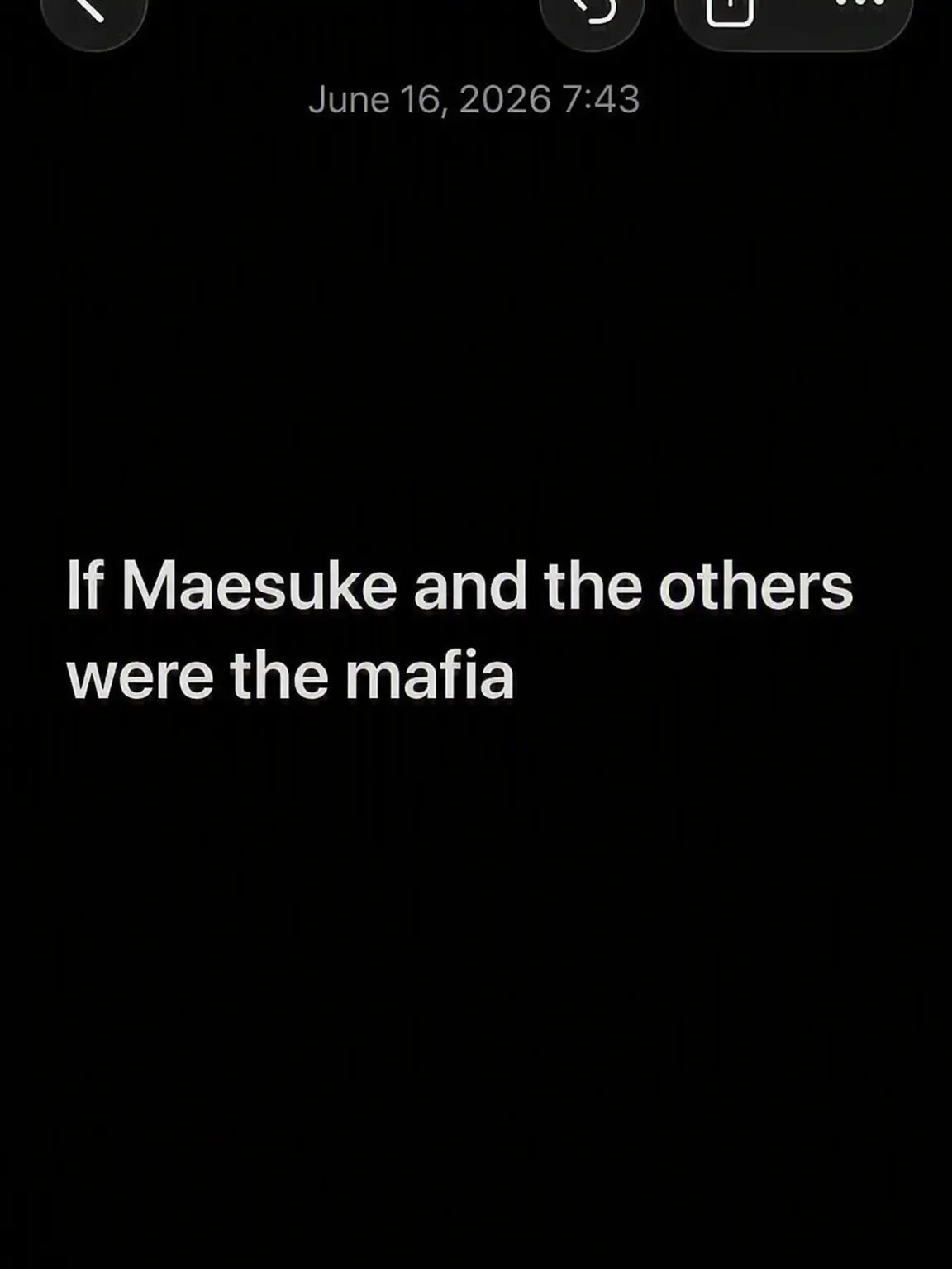 yooooooki의 Maesuke and Gang as Mafia