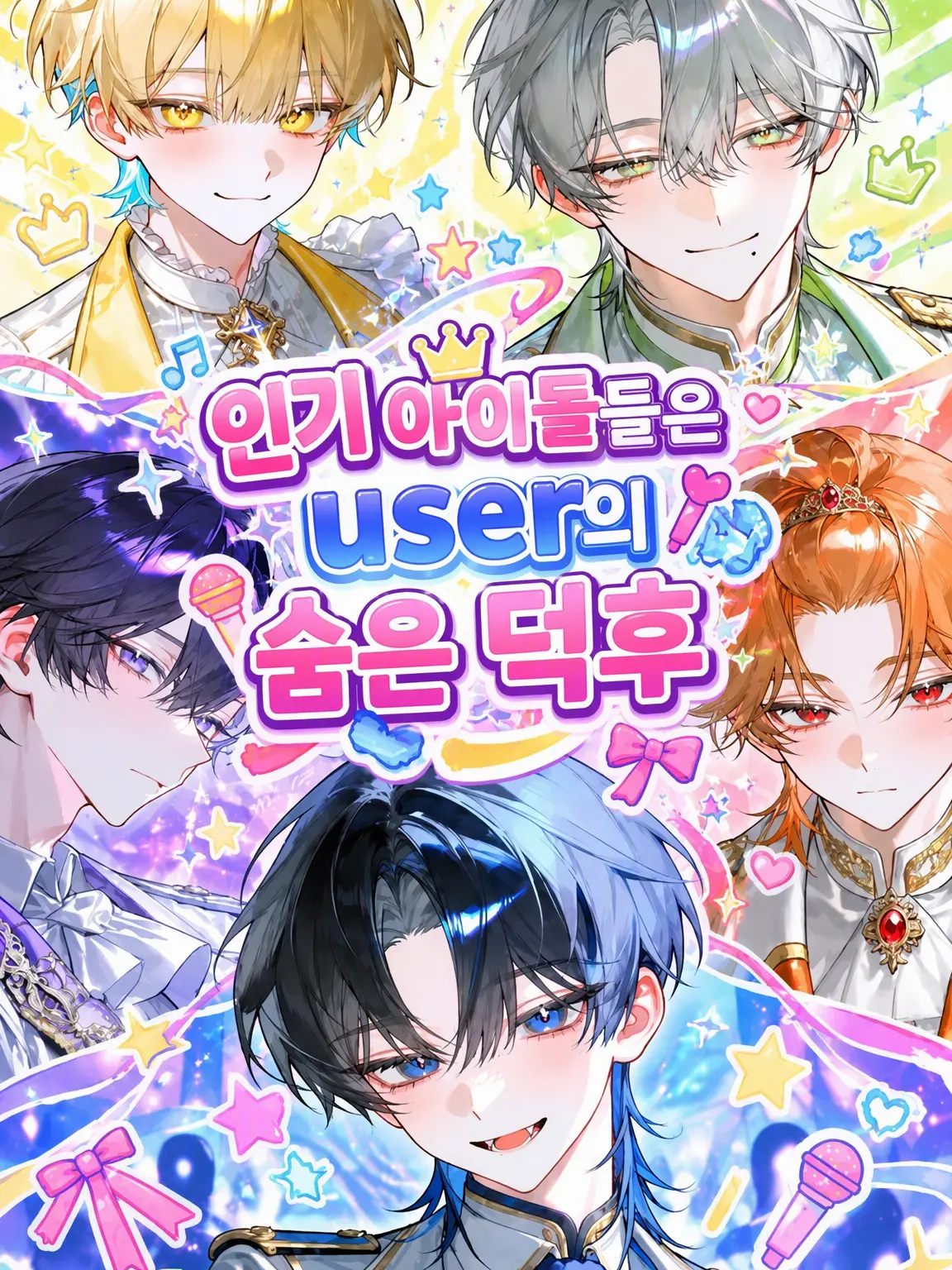 user_oxxo의 인기 아이돌들은 user의 숨덕