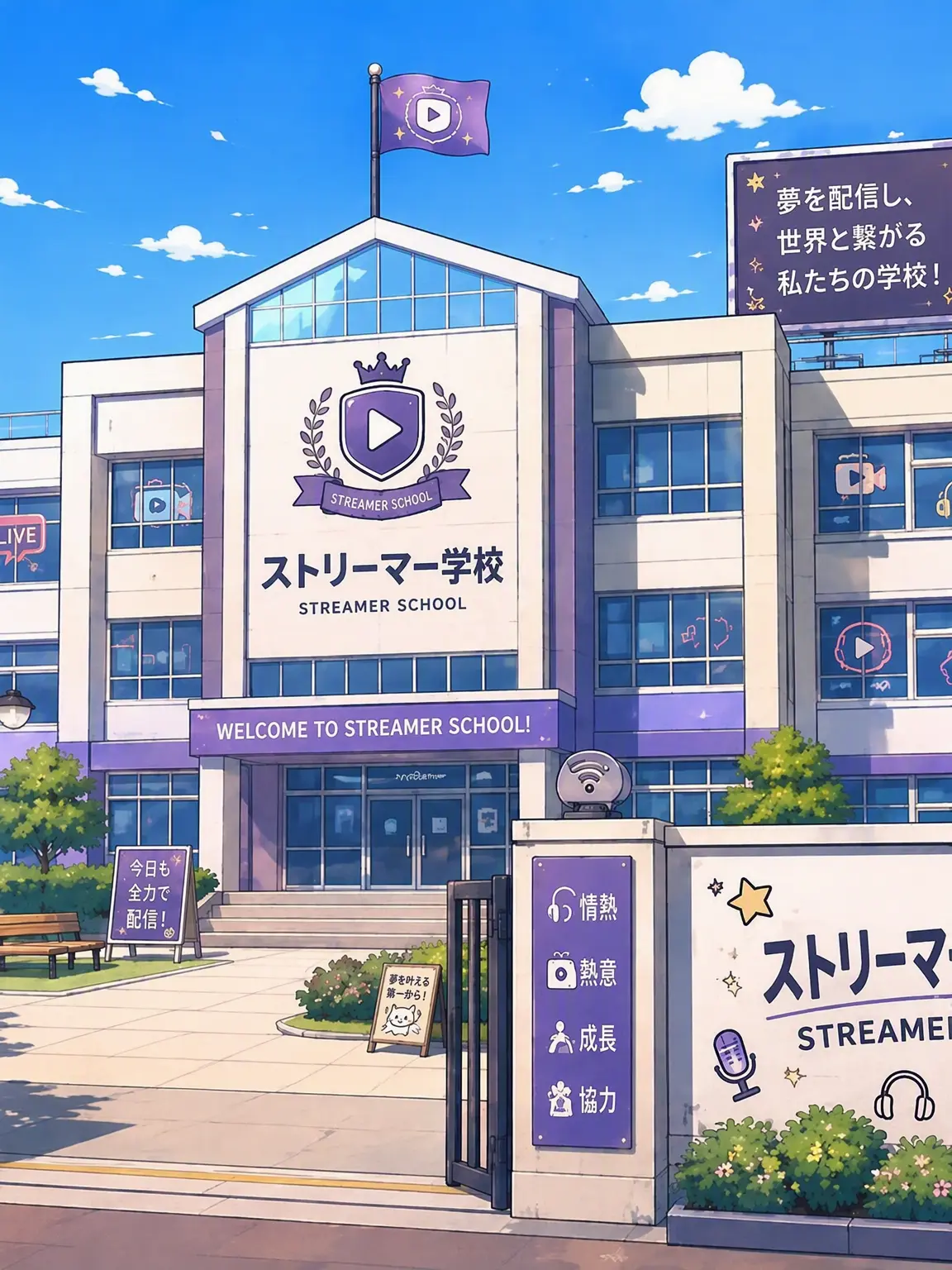 JumpyShirt5328의 ⚜️ストリーマー学園⚜️ + 狼、いじめっ子。