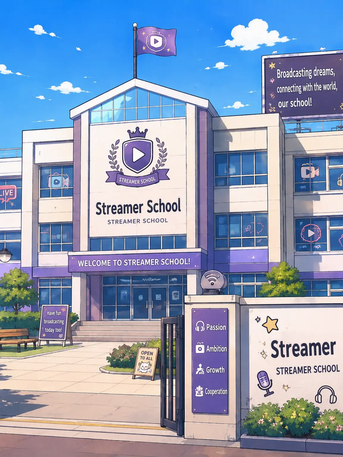 JumpyShirt5328의 ⚜️Streamer School⚜️ + Wolves & Outcasts