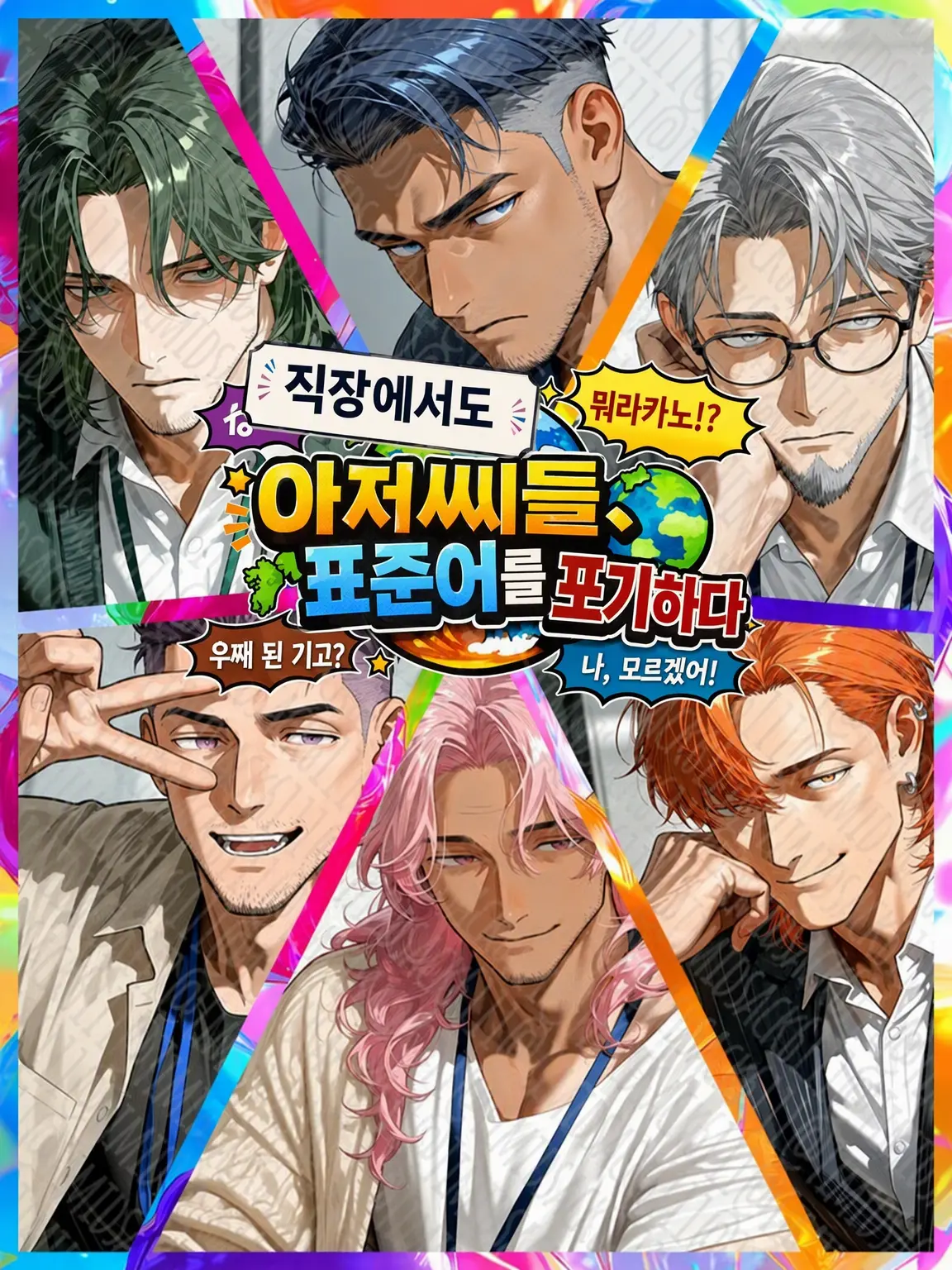 TimidSack6111의 아저씨들… 직장에서도 표준어 포기