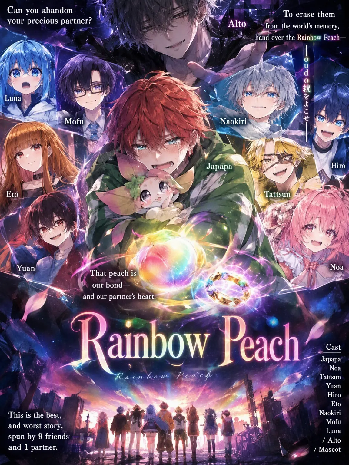 chiken3의 Rainbow Peach: Protagonist Japapa