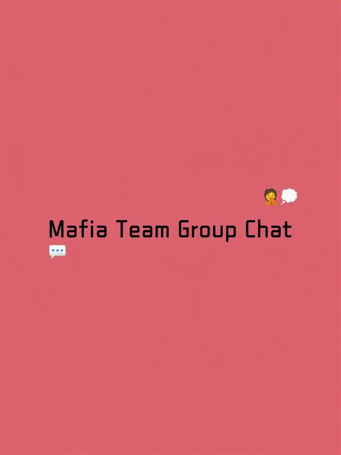 menhera42의 Mafia Team Group Chat