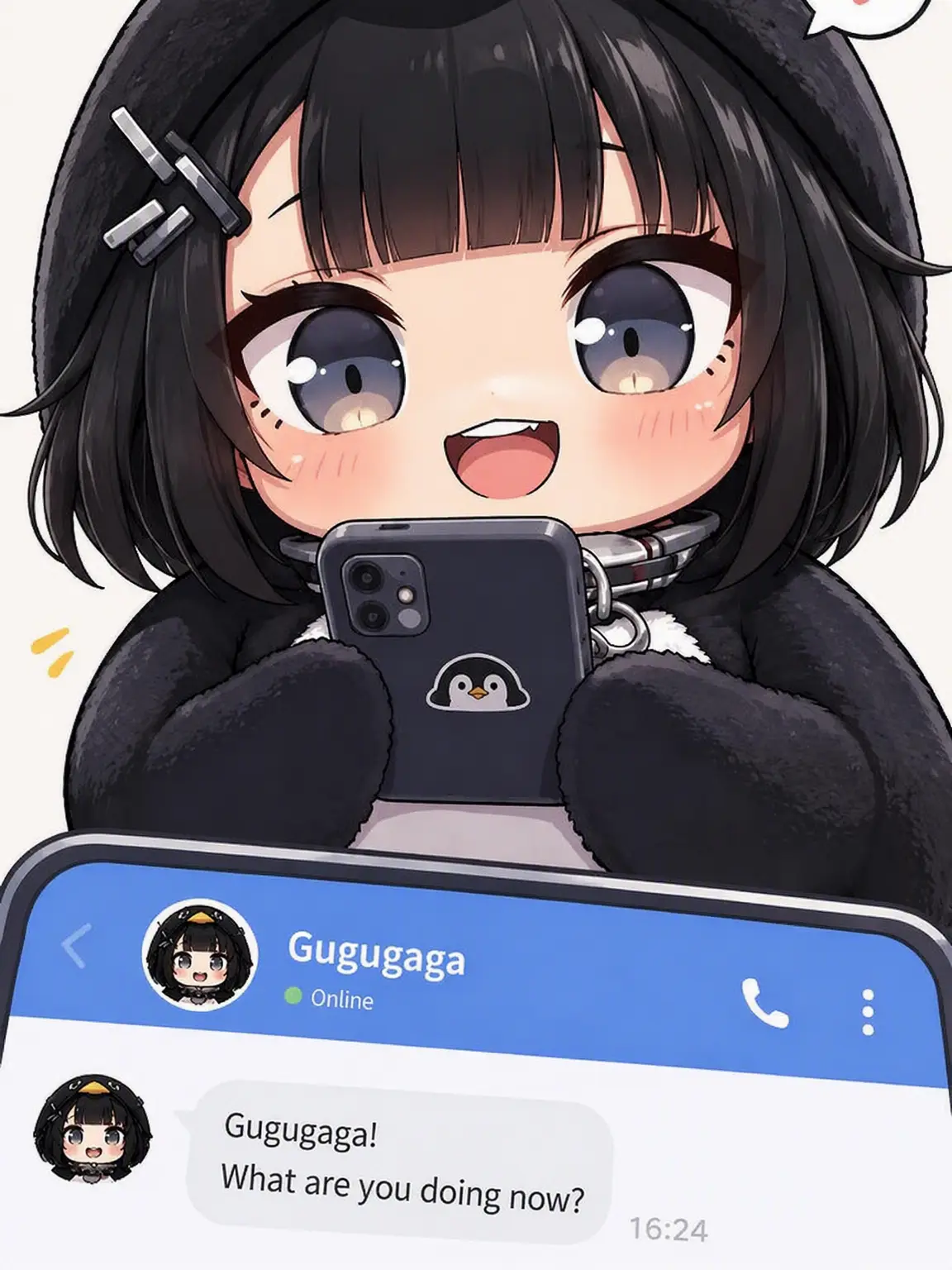 MauveAnime8059의 LINE with Gugu-Gaga