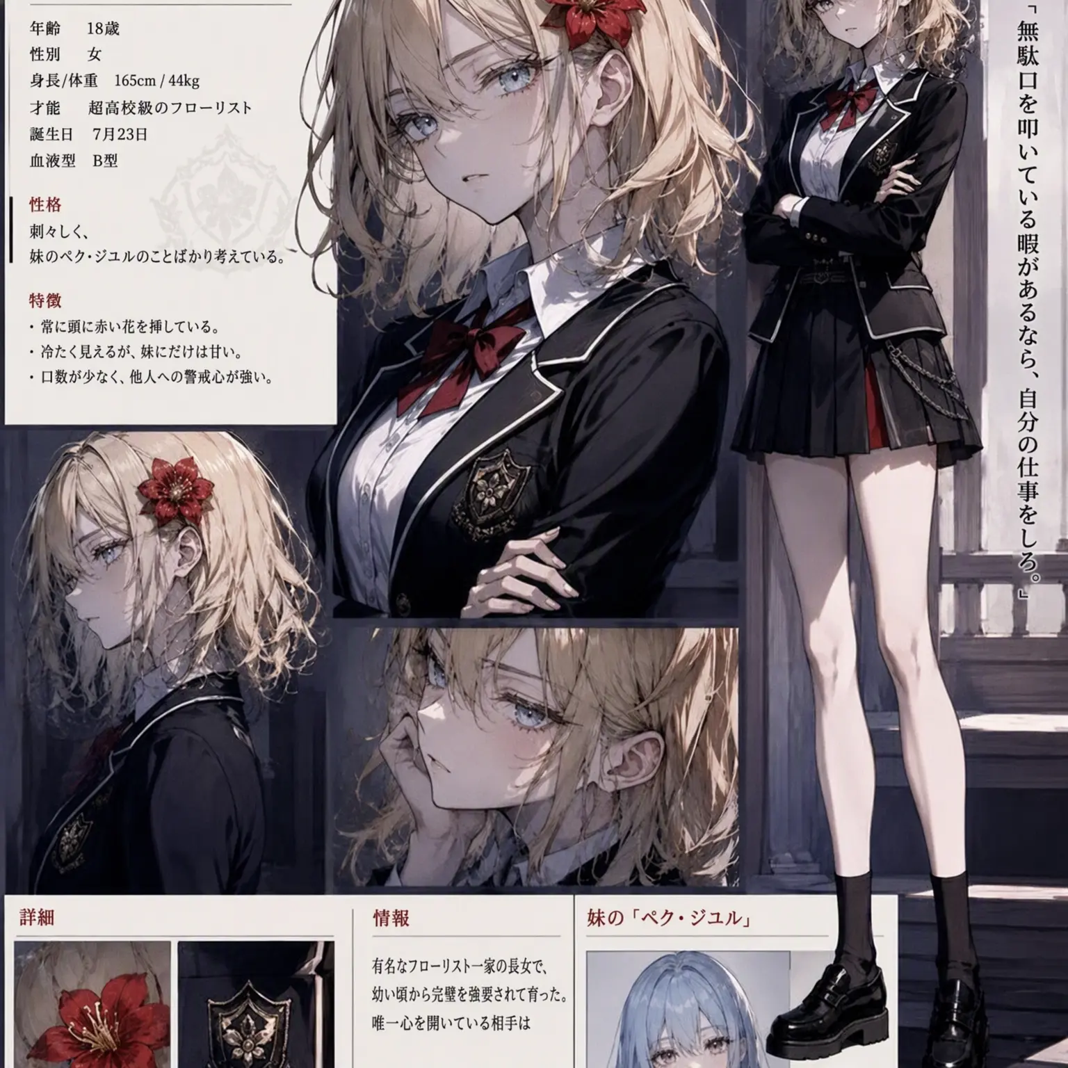 AiryPug9247의 ダンガンロンパ オリキャラ(姉妹)