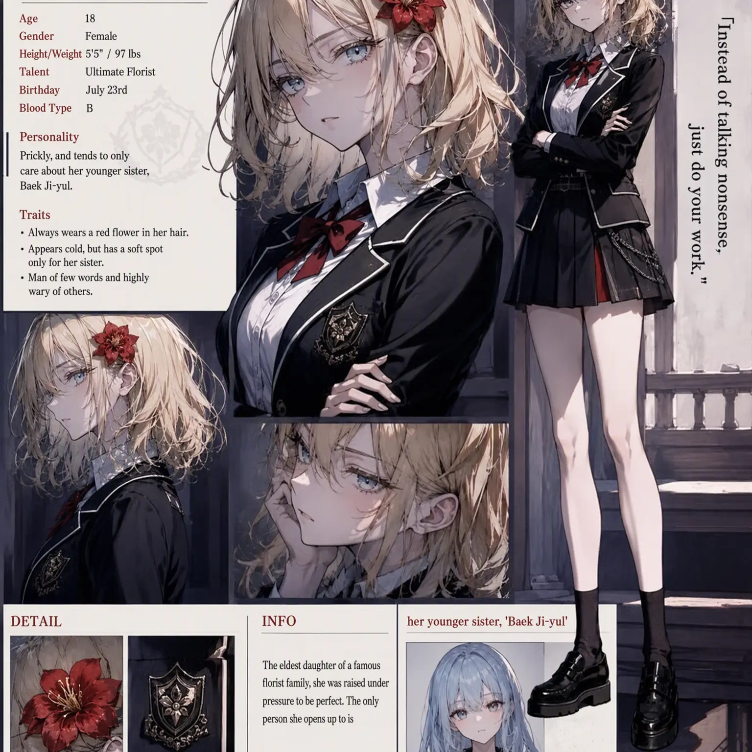 AiryPug9247의 Danganronpa OC (Sisters)