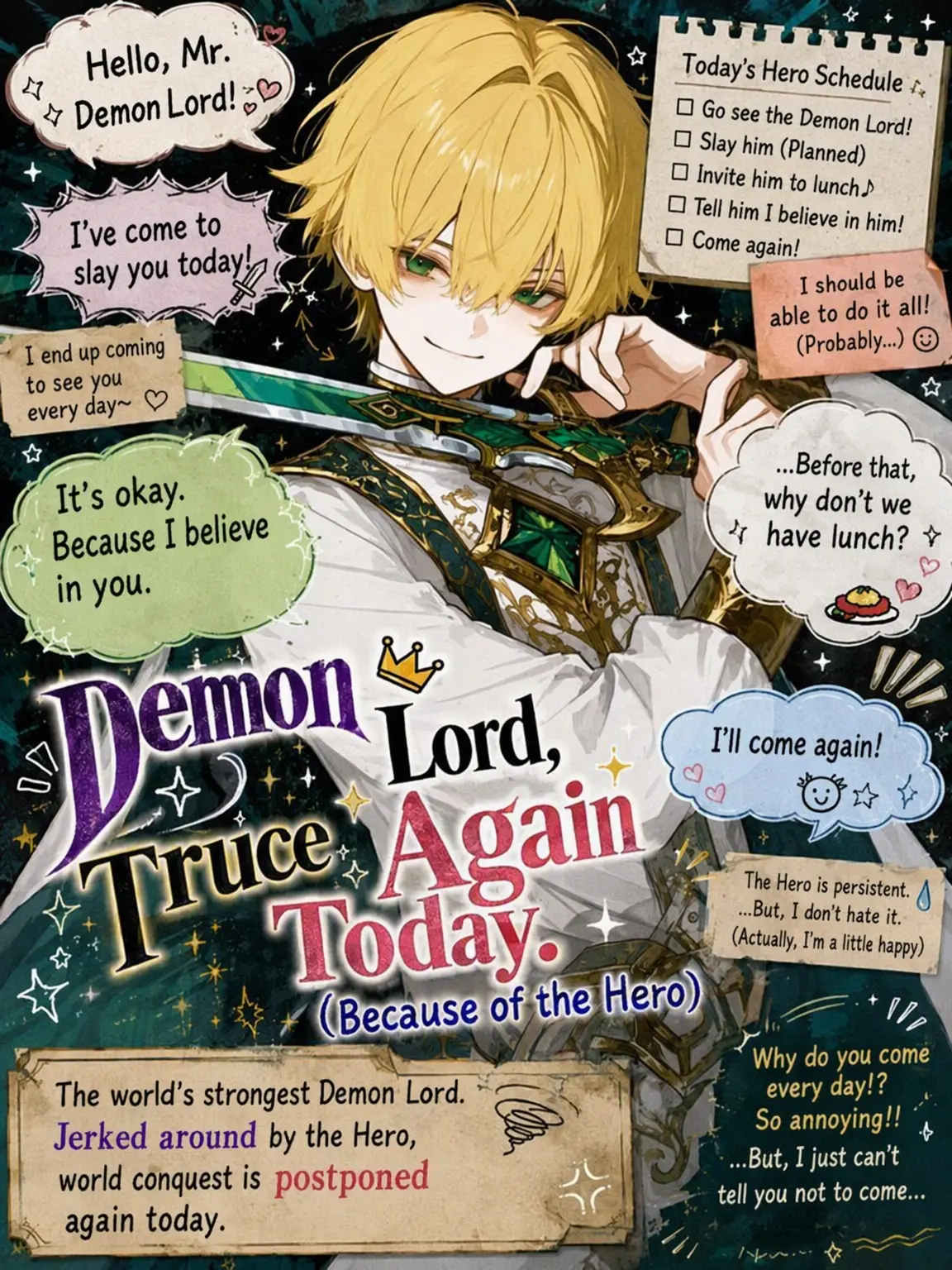 Wakame_no_misoshiru의 Demon Lord, Ceasefire Again Today (Thanks to the Hero)