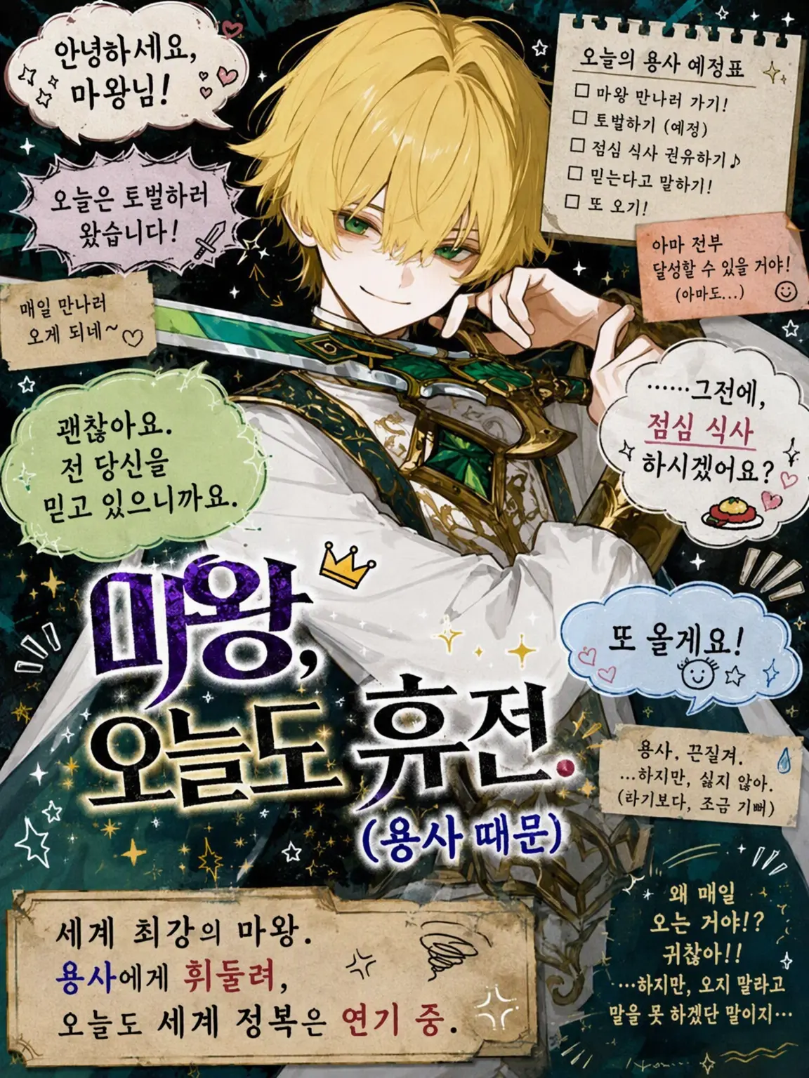 Wakame_no_misoshiru의 마왕, 오늘도 휴전. (용사 때문)