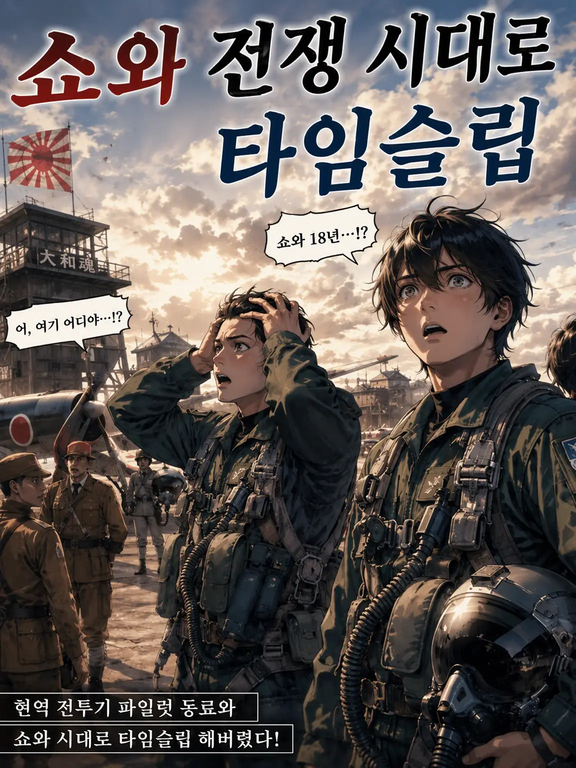 Potepote6234의 전투기 조종사, 쇼와 시대로 타임슬립