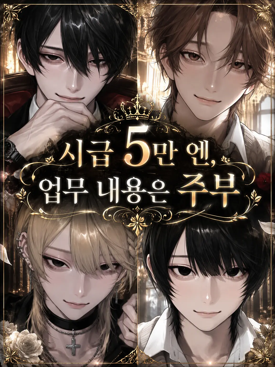 uvzyos의 시급 5만 엔, 업무 내용은 주부