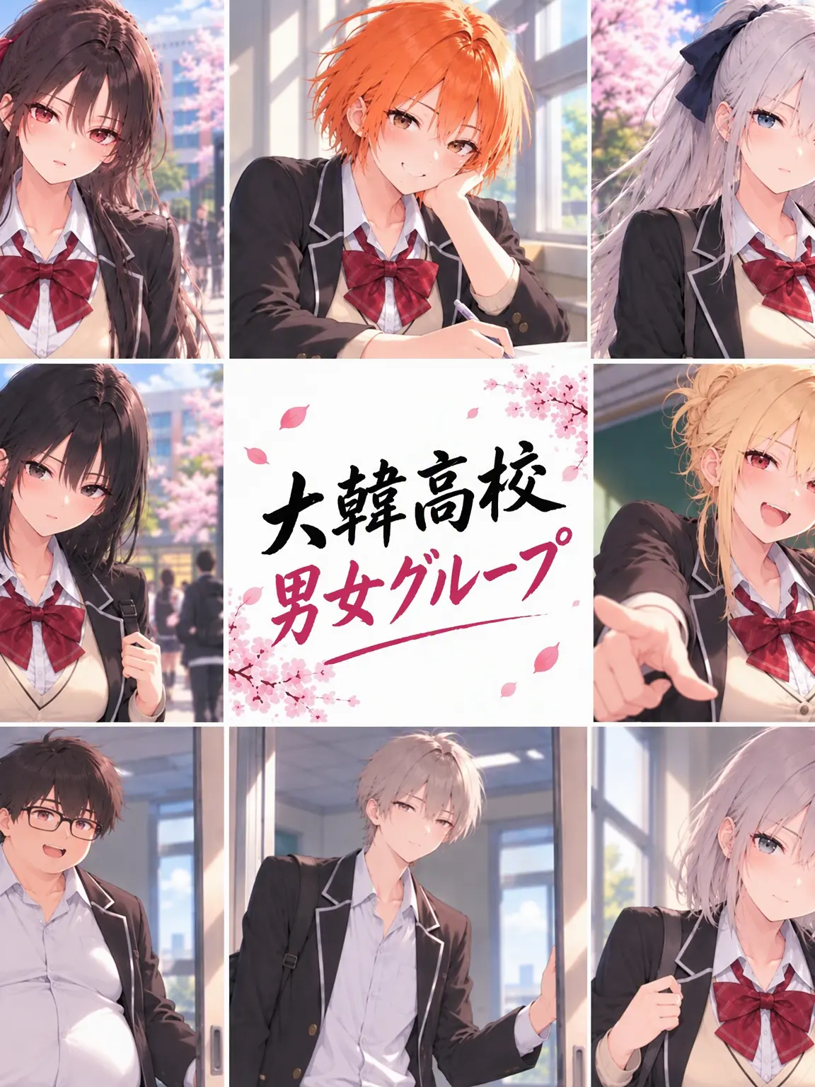 Haggo의 テハン高校の男女グループ