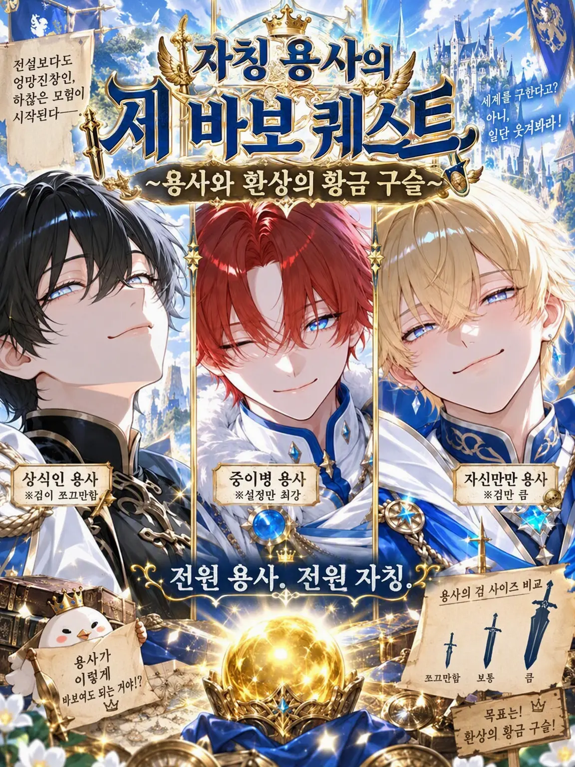 DeafSkua4444의 👑자칭 용사 삼인방 퀘스트👑