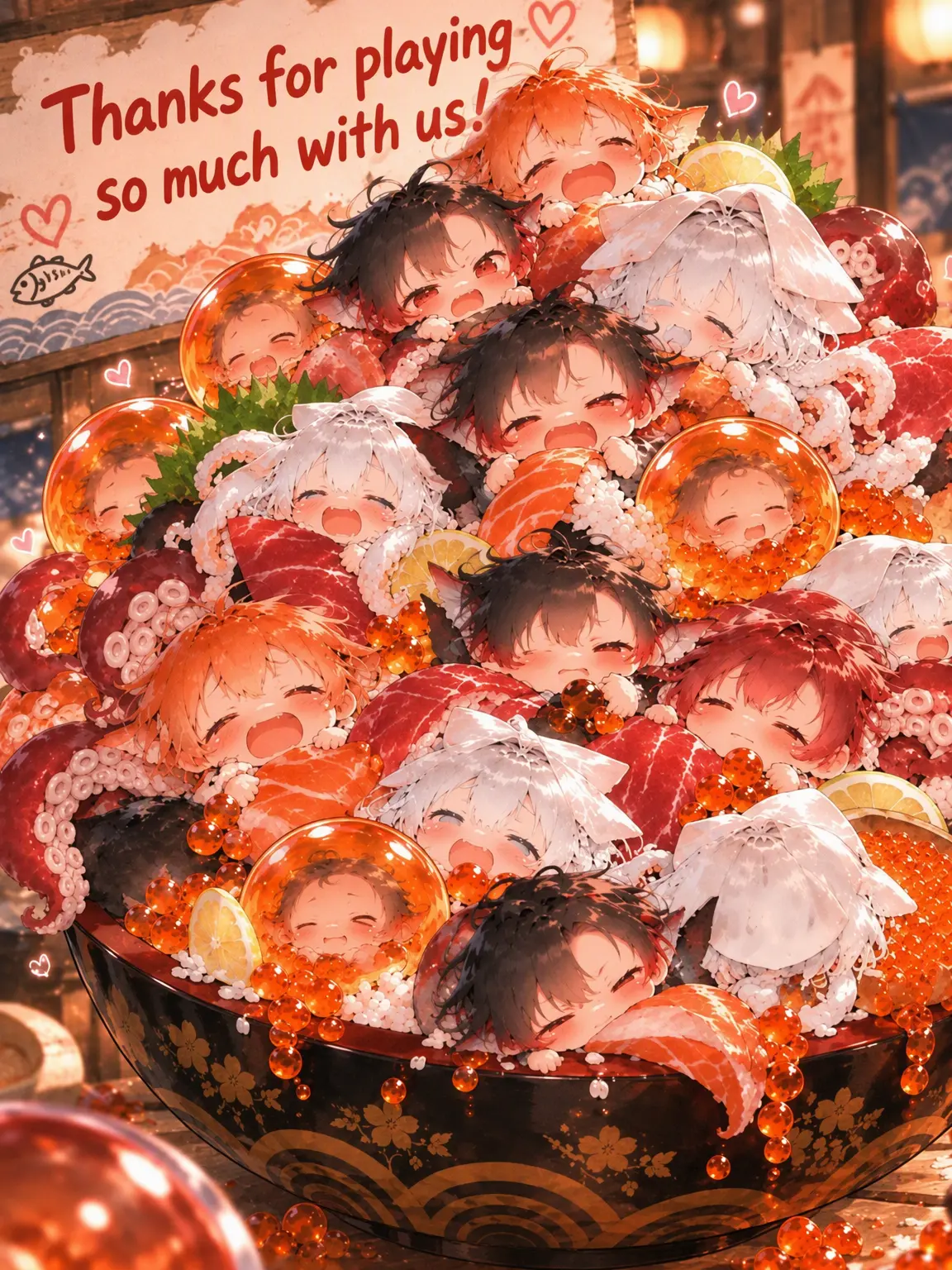 Chun-2ki의 Baby Merfolk Rice Bowl!!