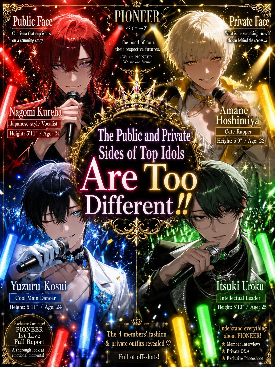 otokoume31500의 Top Idols: Two-Faced Stars!!