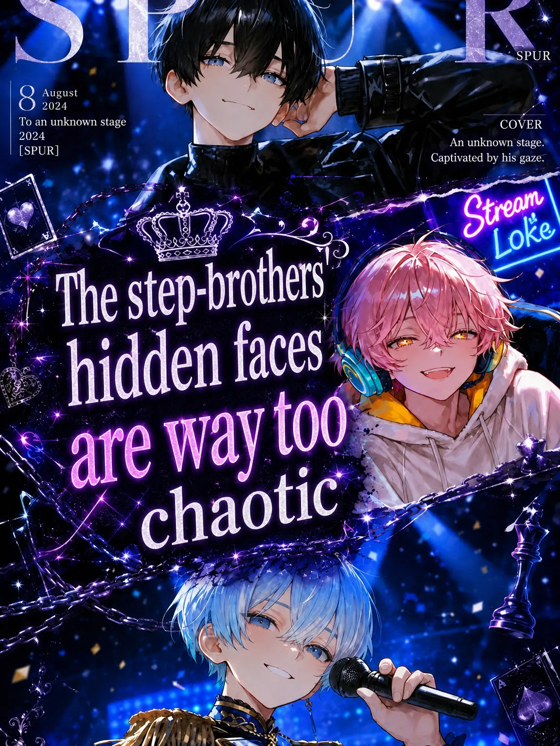poteto.bakuhatsu의 Step-Siblings' True Faces are Too Chaotic