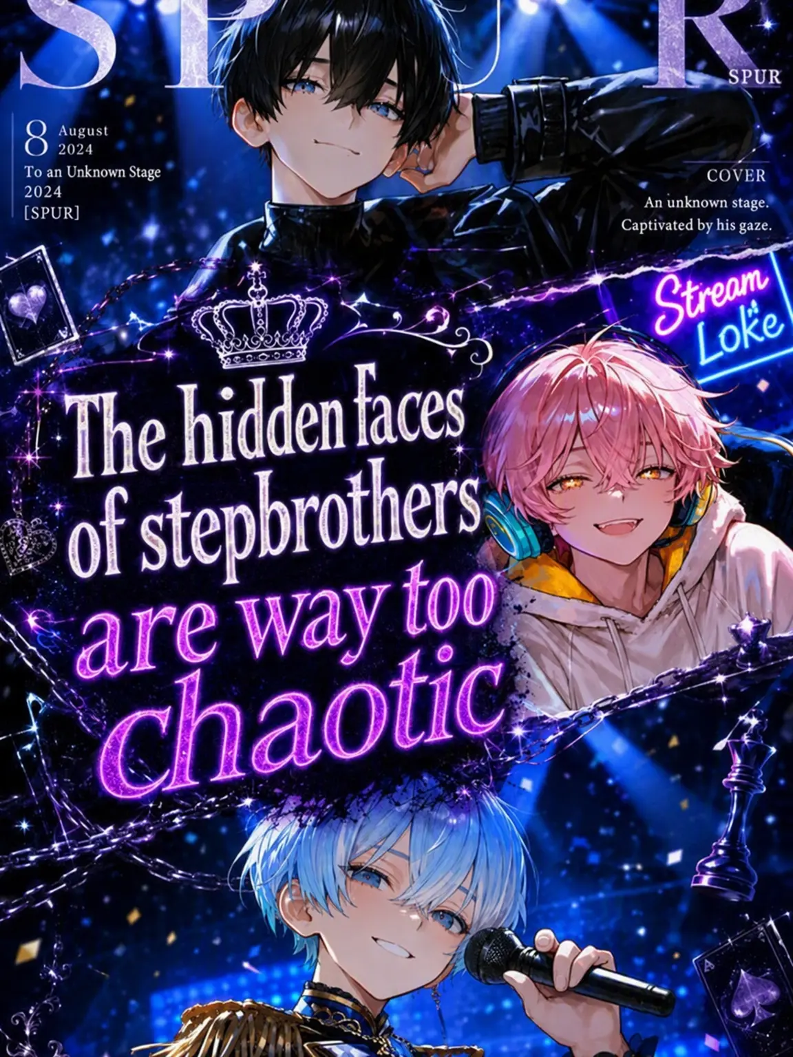 poteto.bakuhatsu의 My Stepbrothers' Secret Lives Are Chaos
