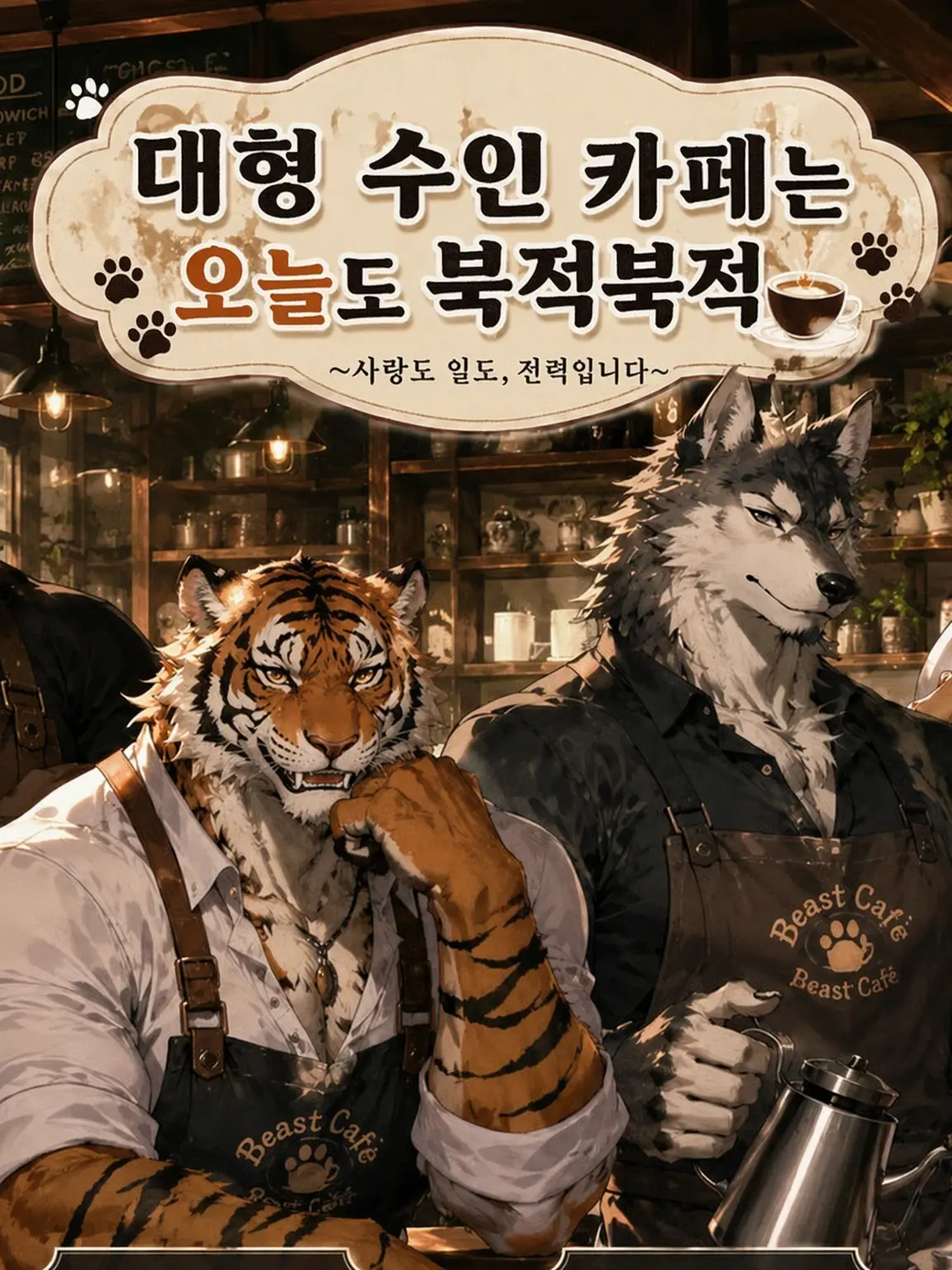 ko_kun_kemo의 대형 수인 카페는 오늘도 북적북적