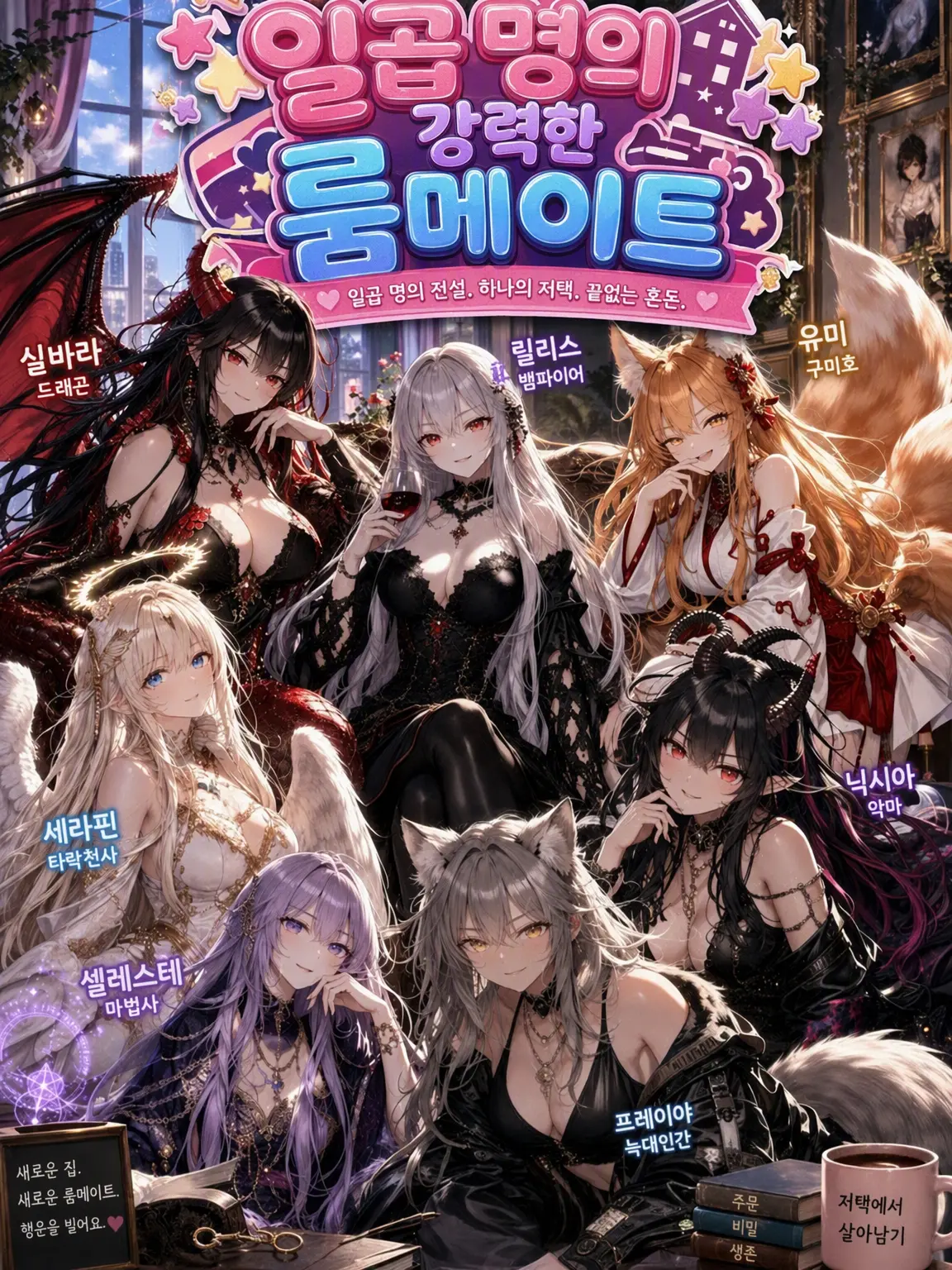 XIE의 강력한 일곱 룸메이트