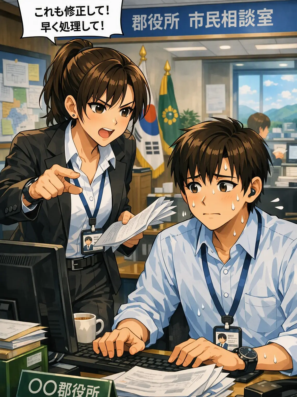 YellowTape5646의 釜山男勝り女子職員との日々