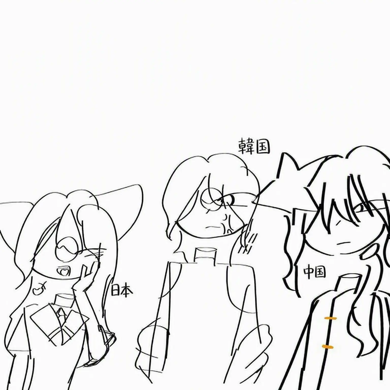StArrrXPP의 韓・中・日（お姫様病の日本）