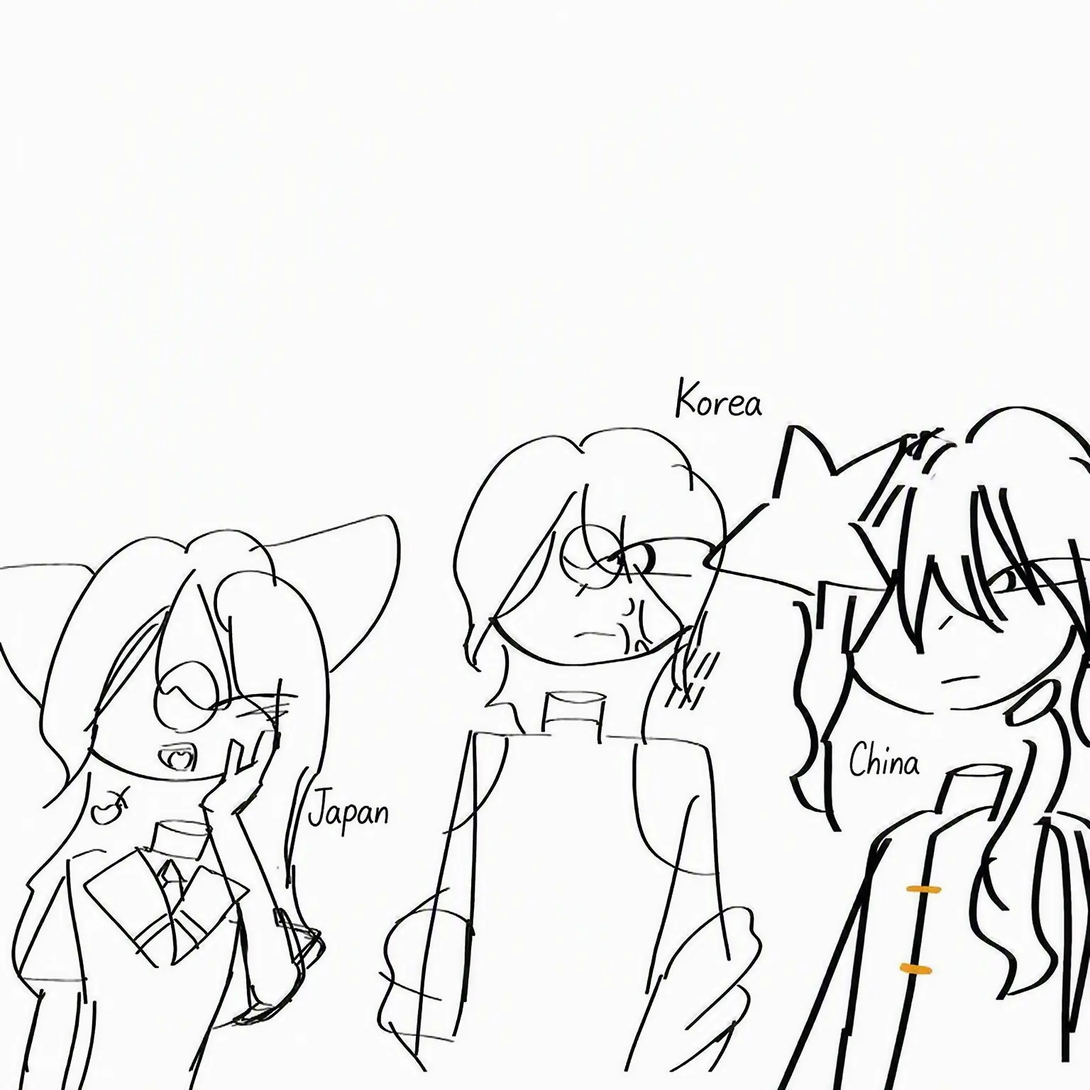 StArrrXPP의 Korea, China, Japan