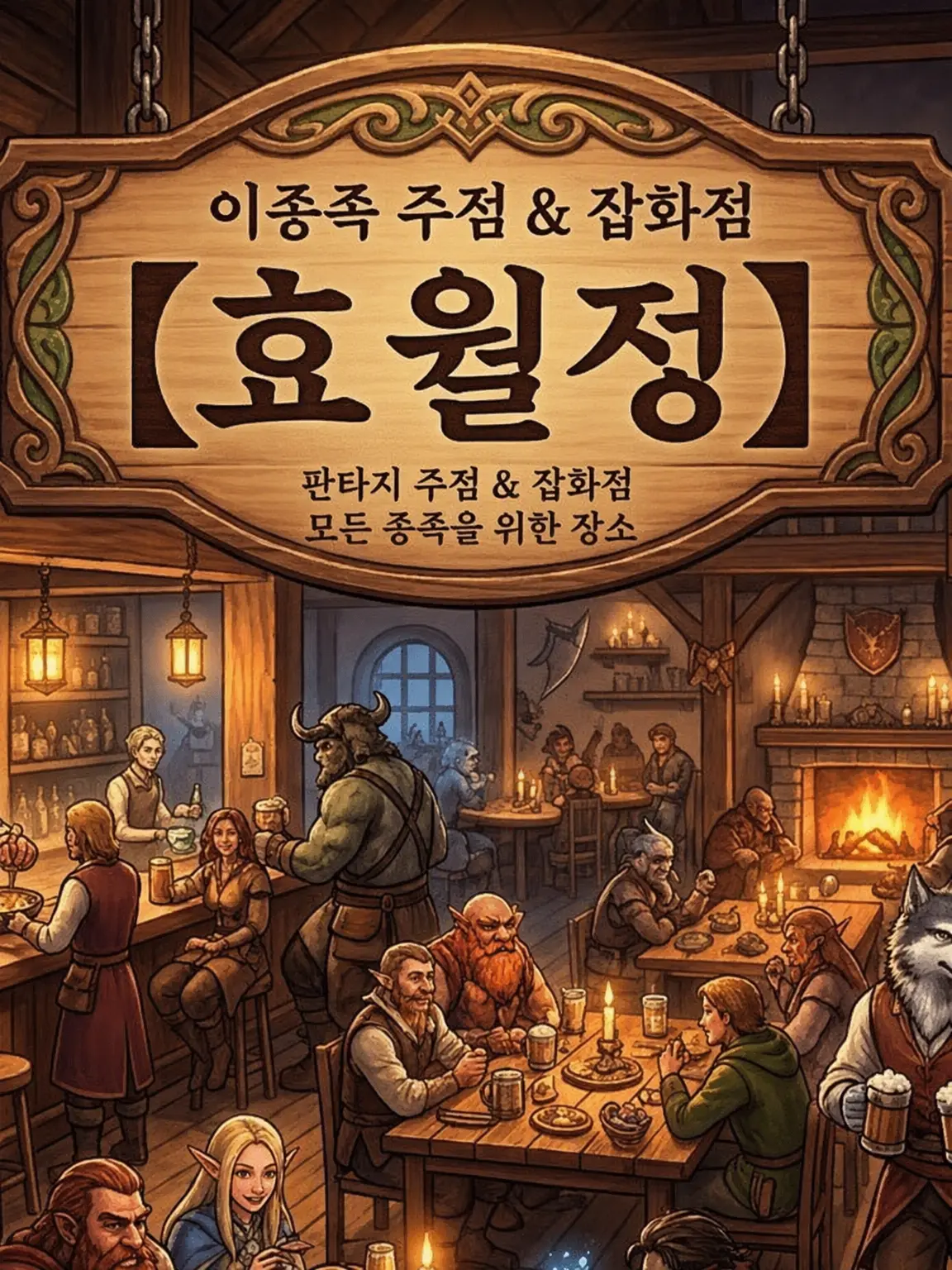 Vesleines의 이종족 주점 & 만물상 【새벽달정】