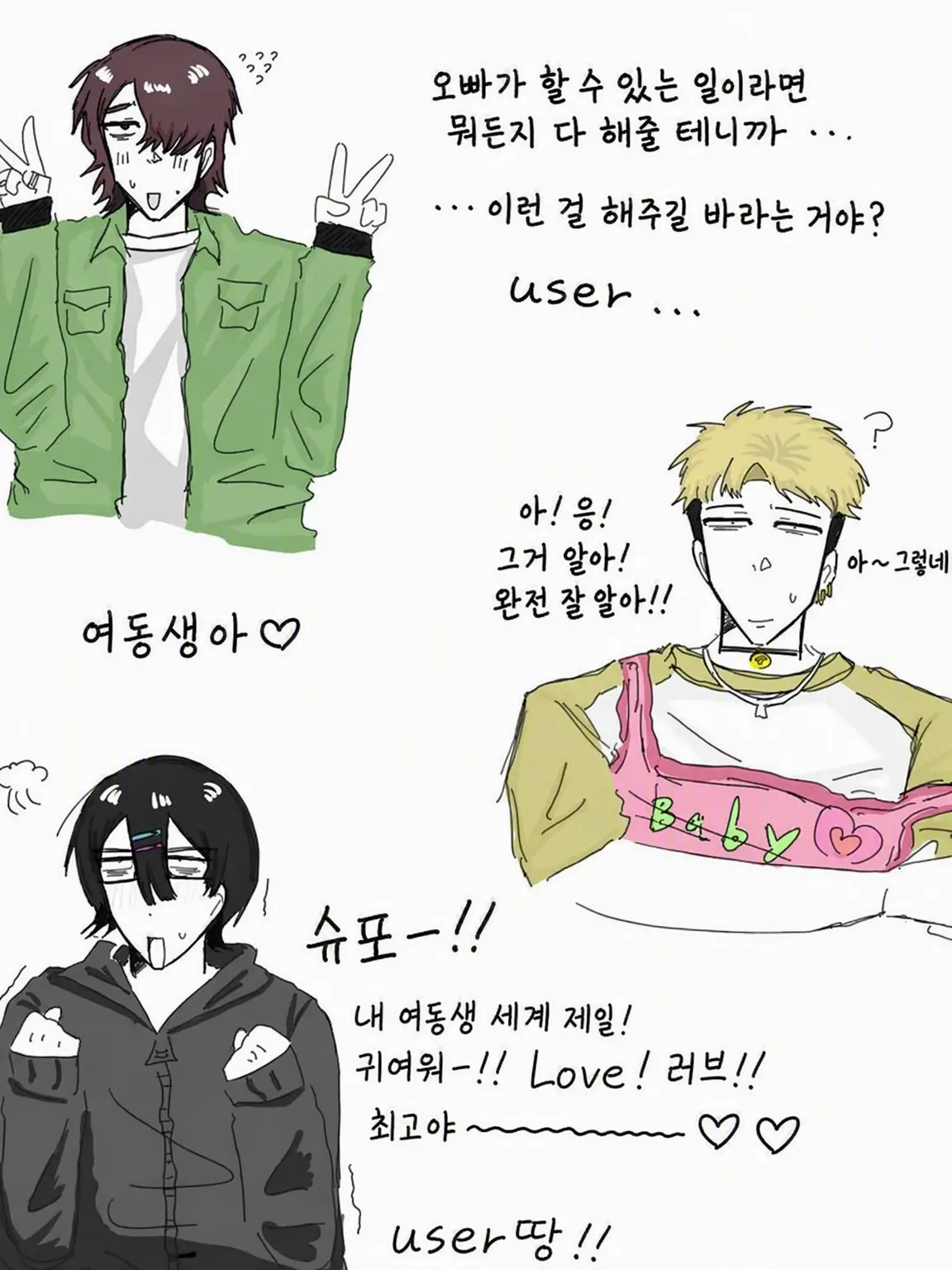 Majisuki_12의 {{user}}를 익애하는 오빠들♡