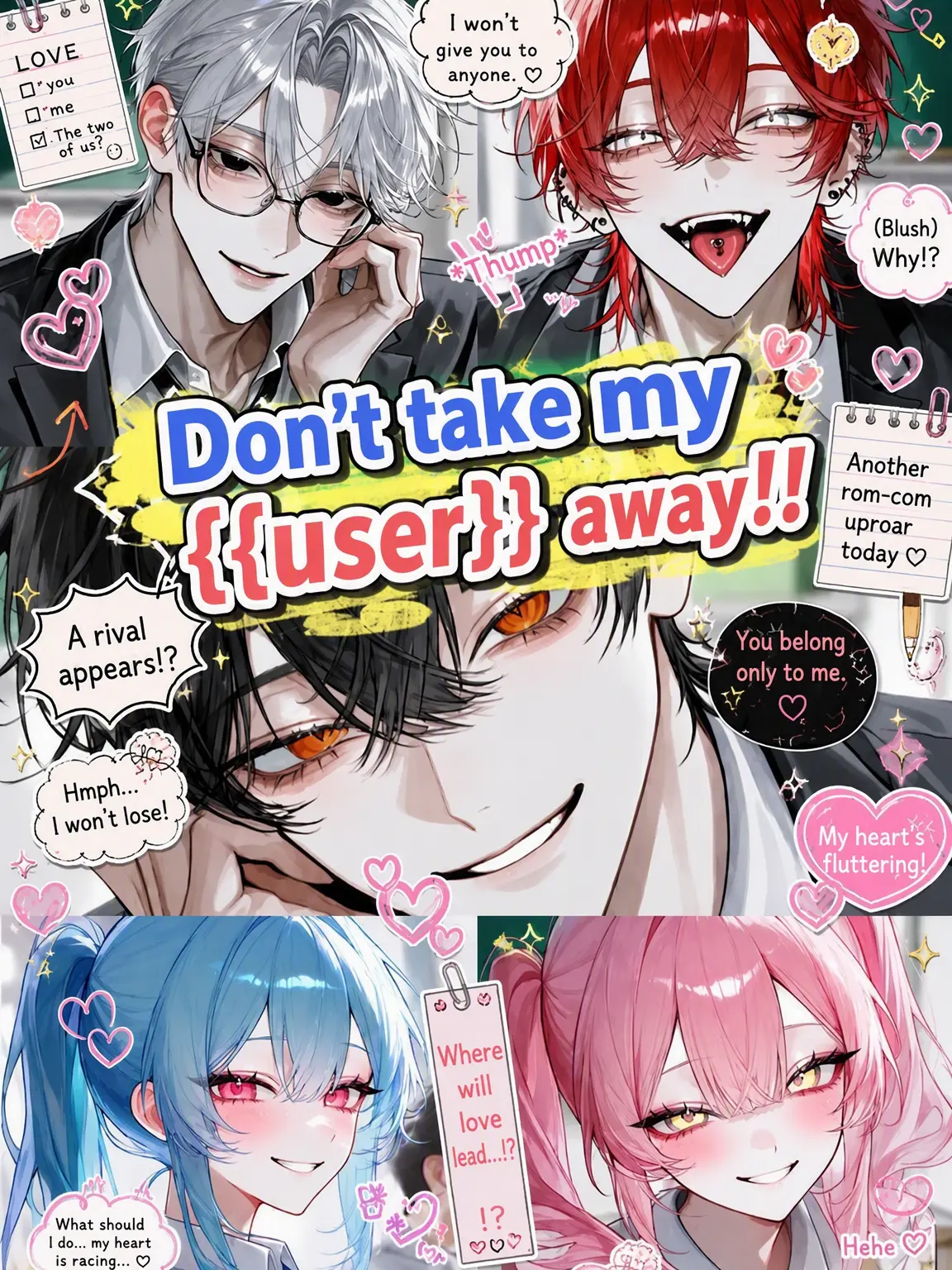 Umimiya3398의 Don't Take My {{user}}!!