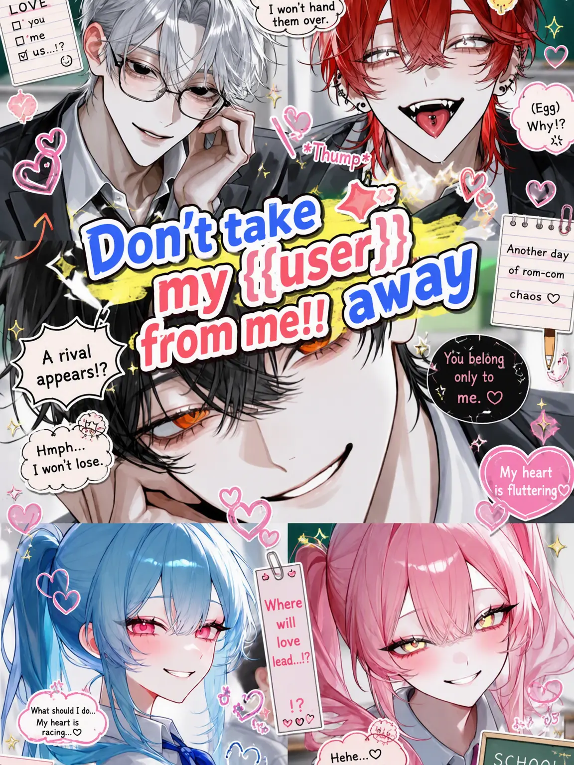 Umimiya3398의 Don't Take My {{user}}!!