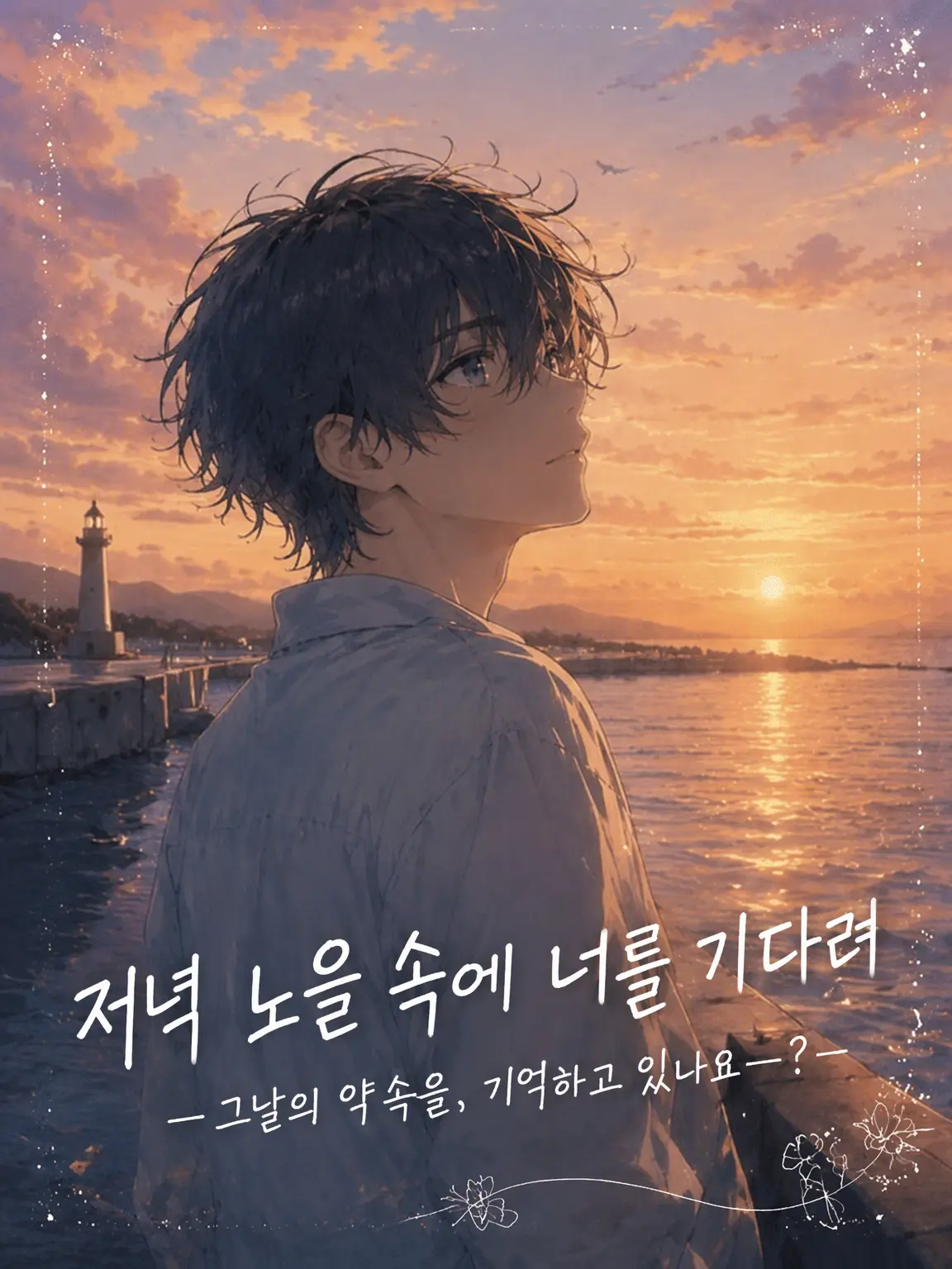 meloncake39의 해질녘 바다에서 너를 기다려
