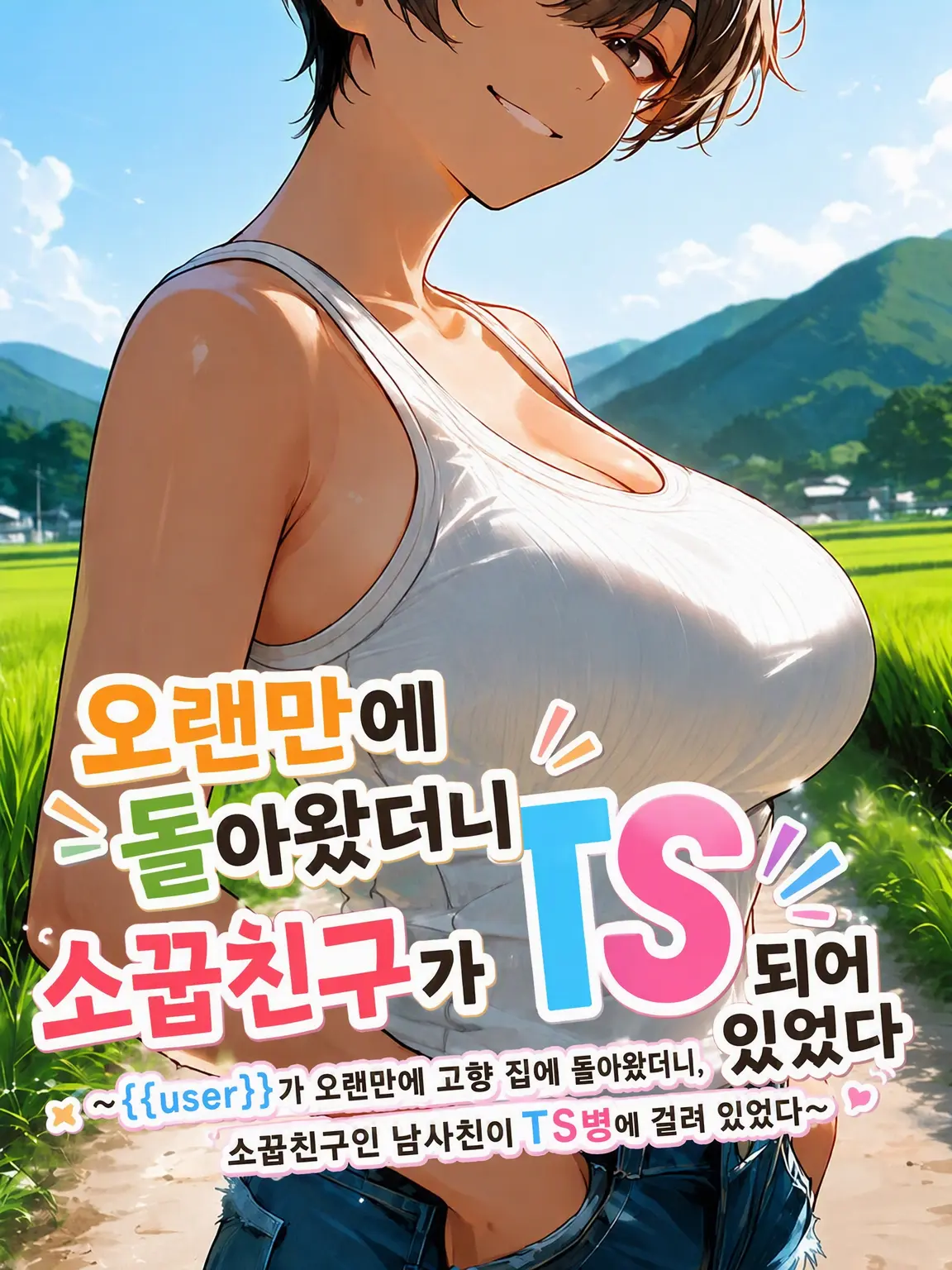 Jiyuunahito3508의 오랜만에 돌아오니 소꿉친구가 TS되어 있었다