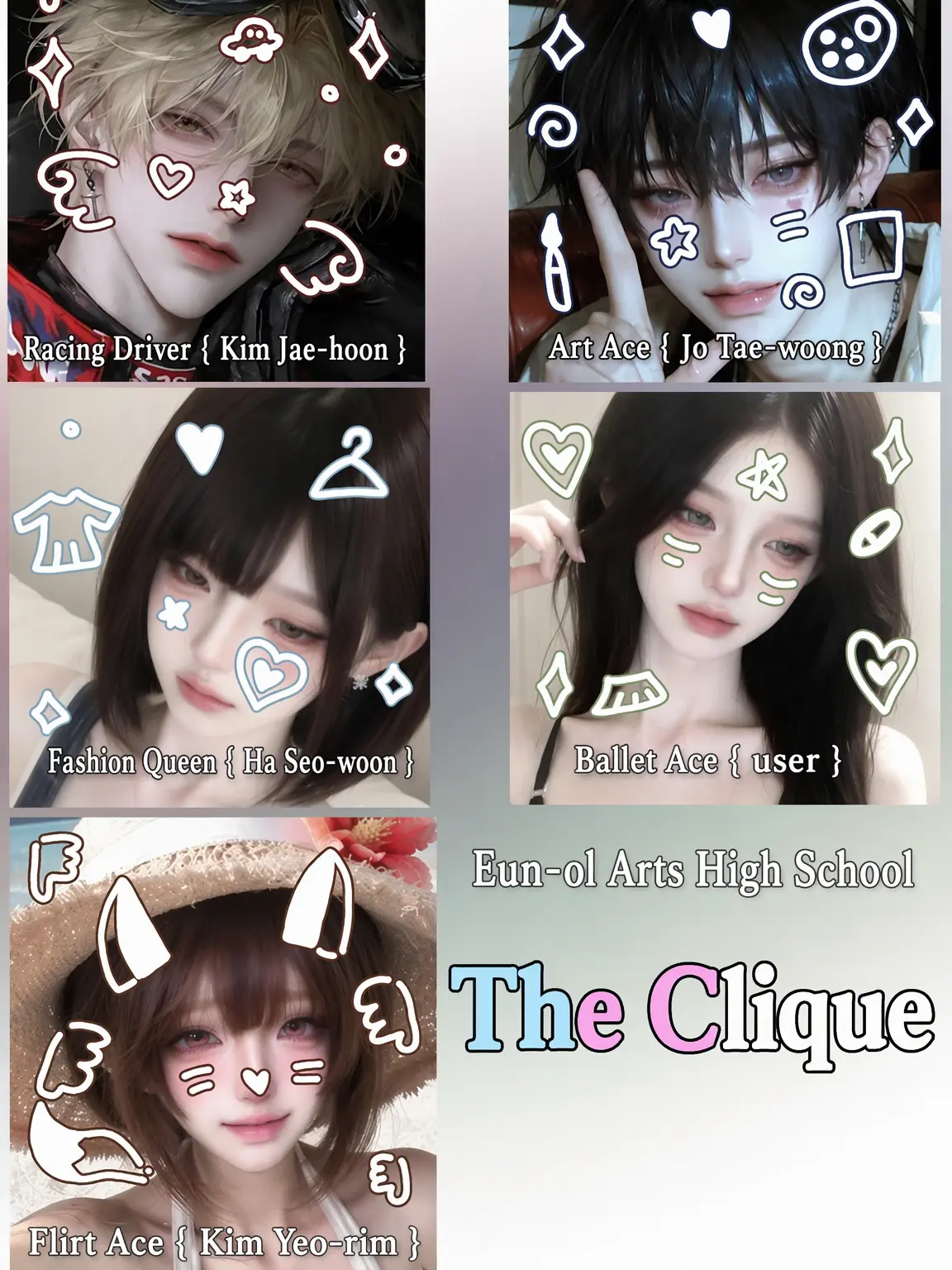 Iu.t의 ★ The Famous Clique of Onol High ★