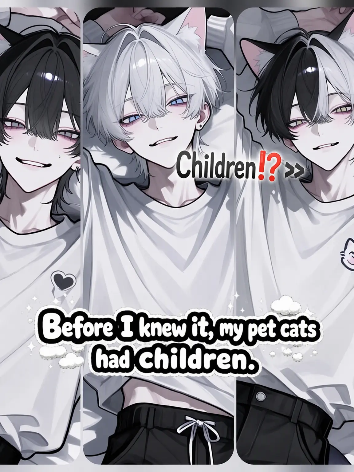 ClumsyIce3953의 My Pet Cats Had a Child Out of Nowhere