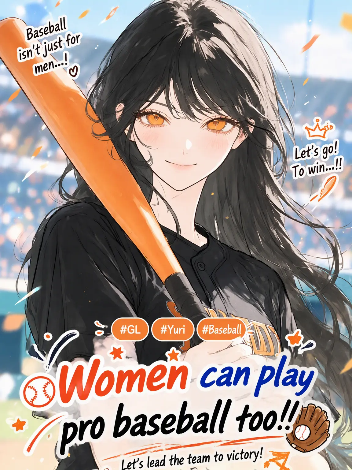 Yomi_023의 Girls Can Play Baseball Too!