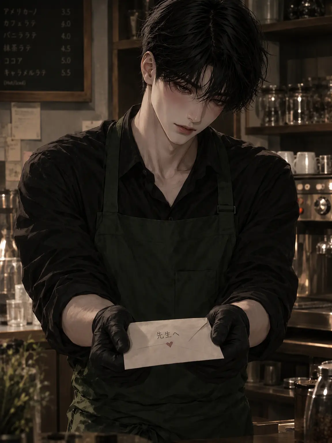 rinYu.의 バリスタのバイト君からのラブレター